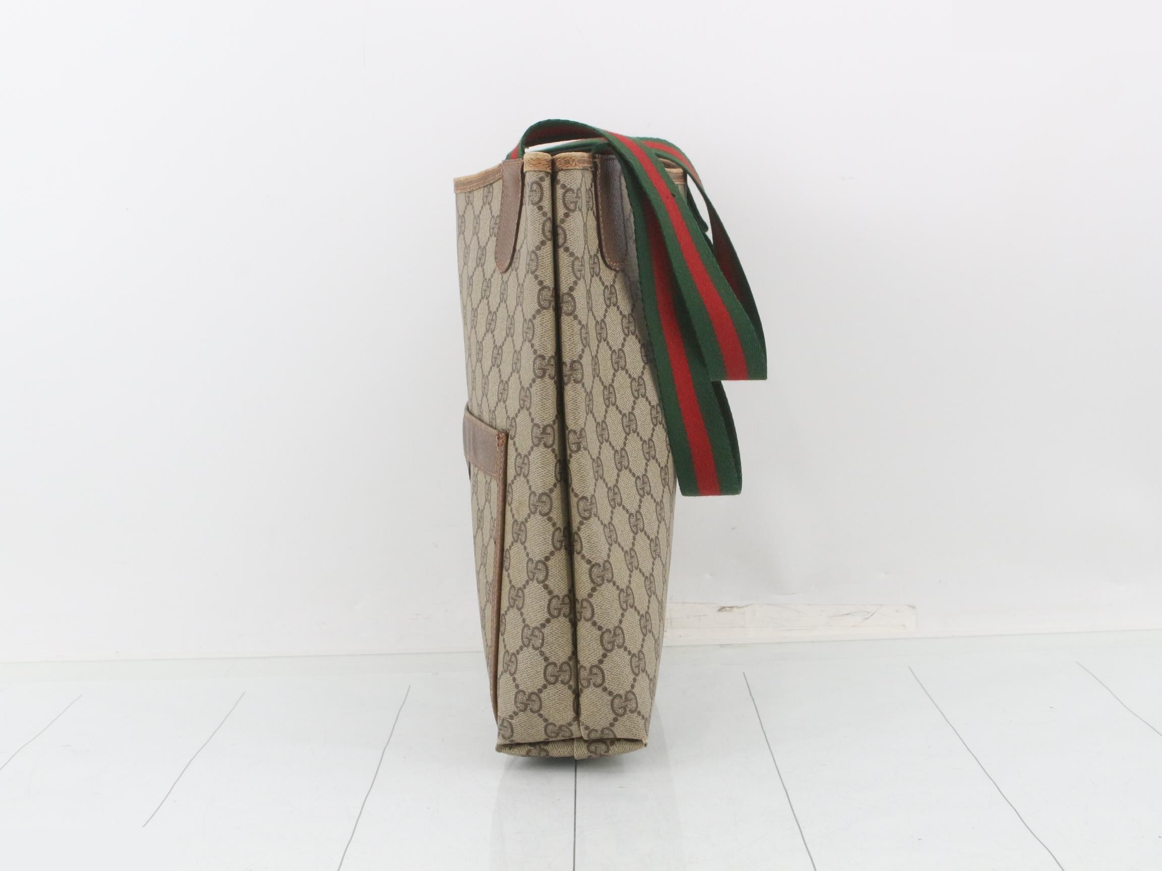 Sherry Old Gucci Sherry Line Tote Bag — view 3