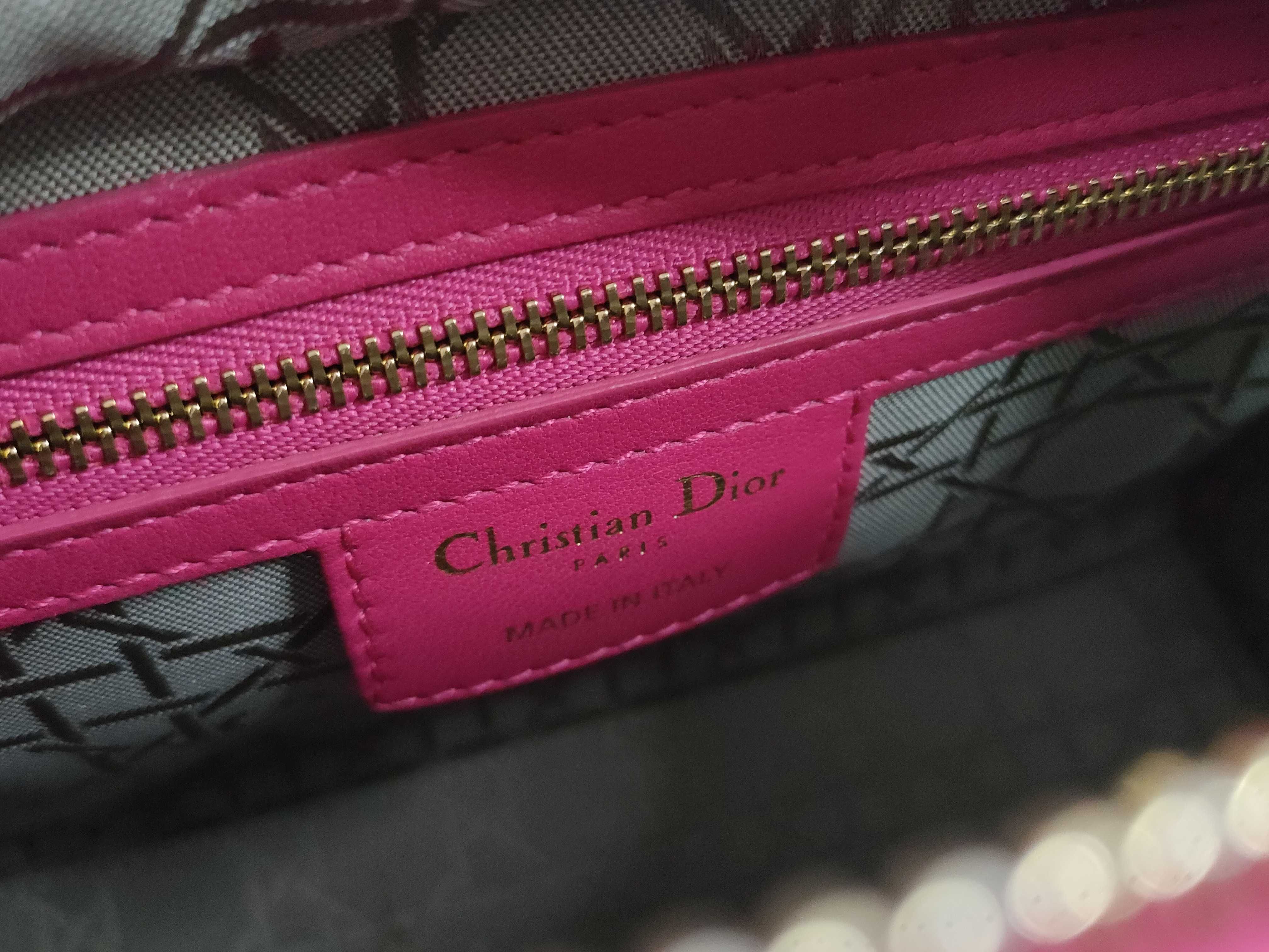 Lady Dior Only Bag Gold Button Handbag — view 12
