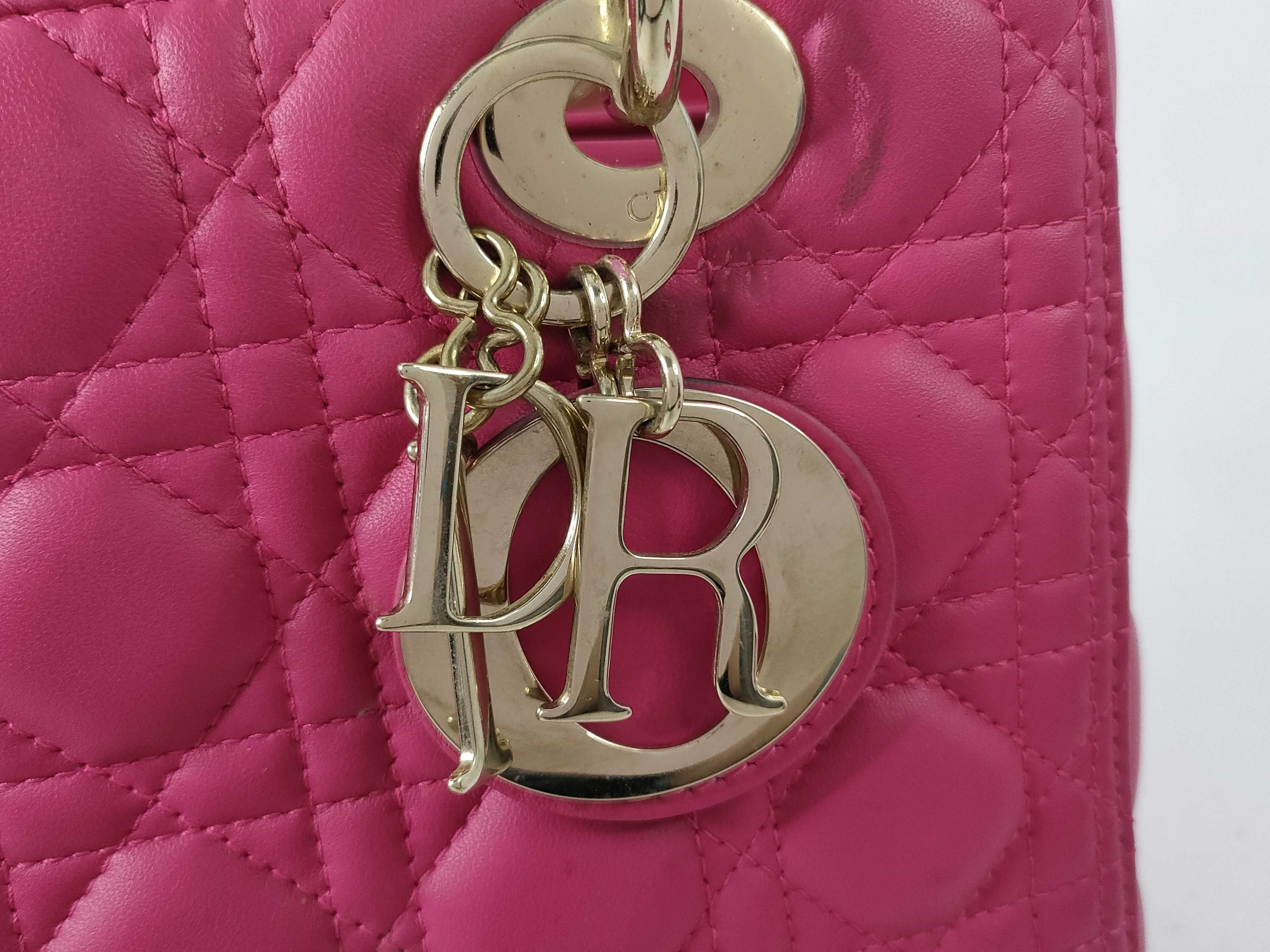 Lady Dior Only Bag Gold Button Handbag — view 14