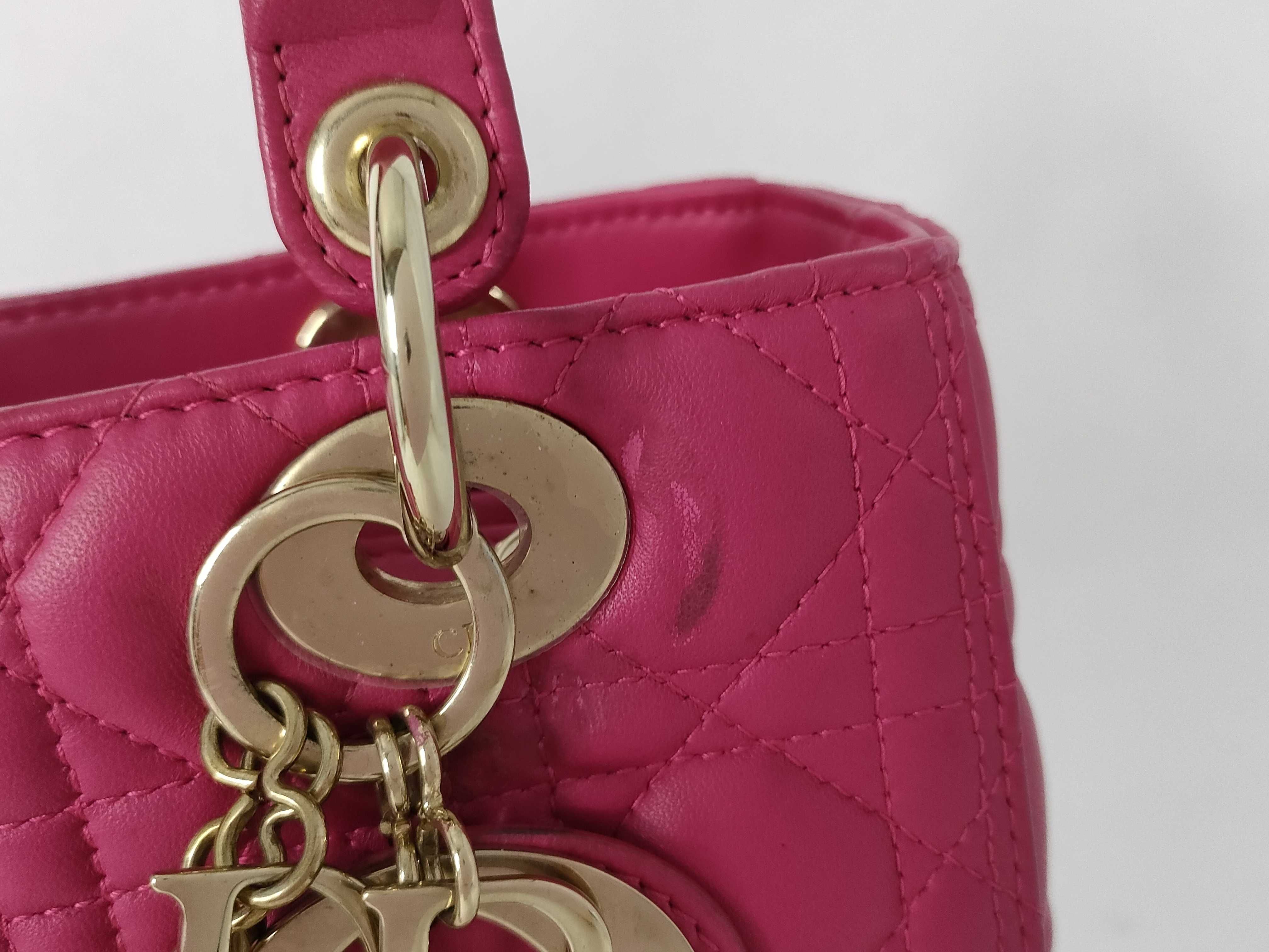 Lady Dior Only Bag Gold Button Handbag — view 15