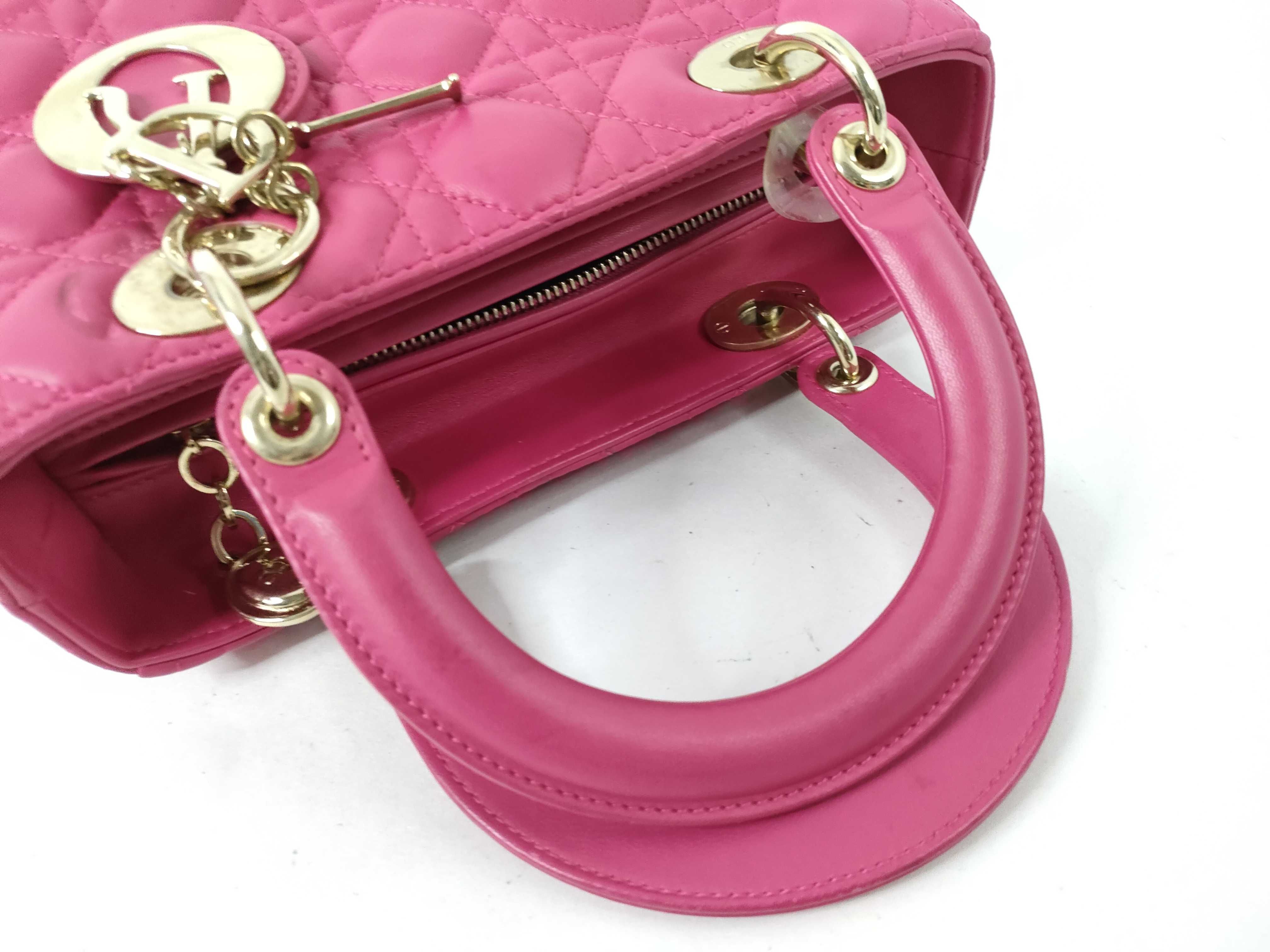 Lady Dior Only Bag Gold Button Handbag — view 3
