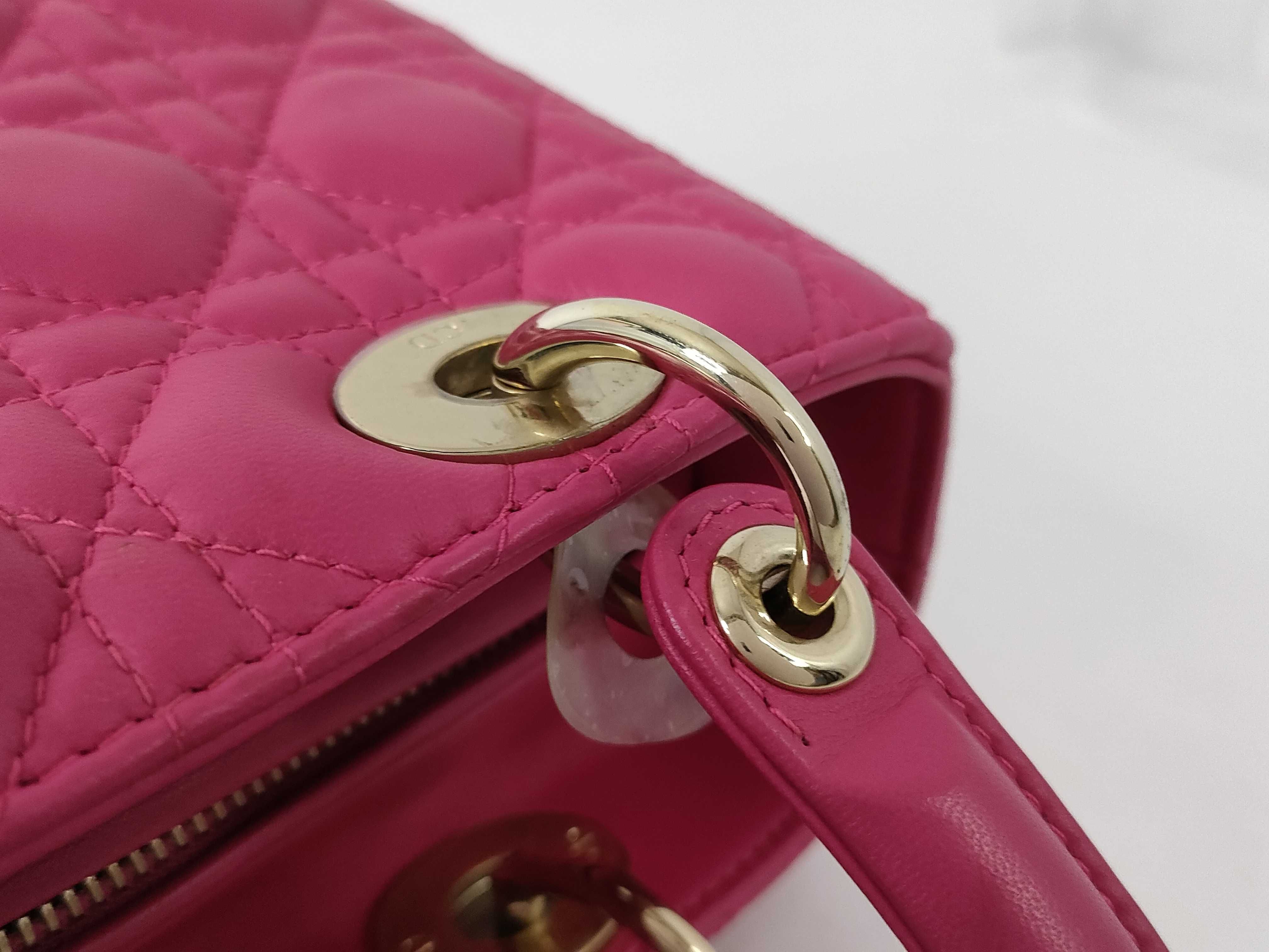 Lady Dior Only Bag Gold Button Handbag — view 5