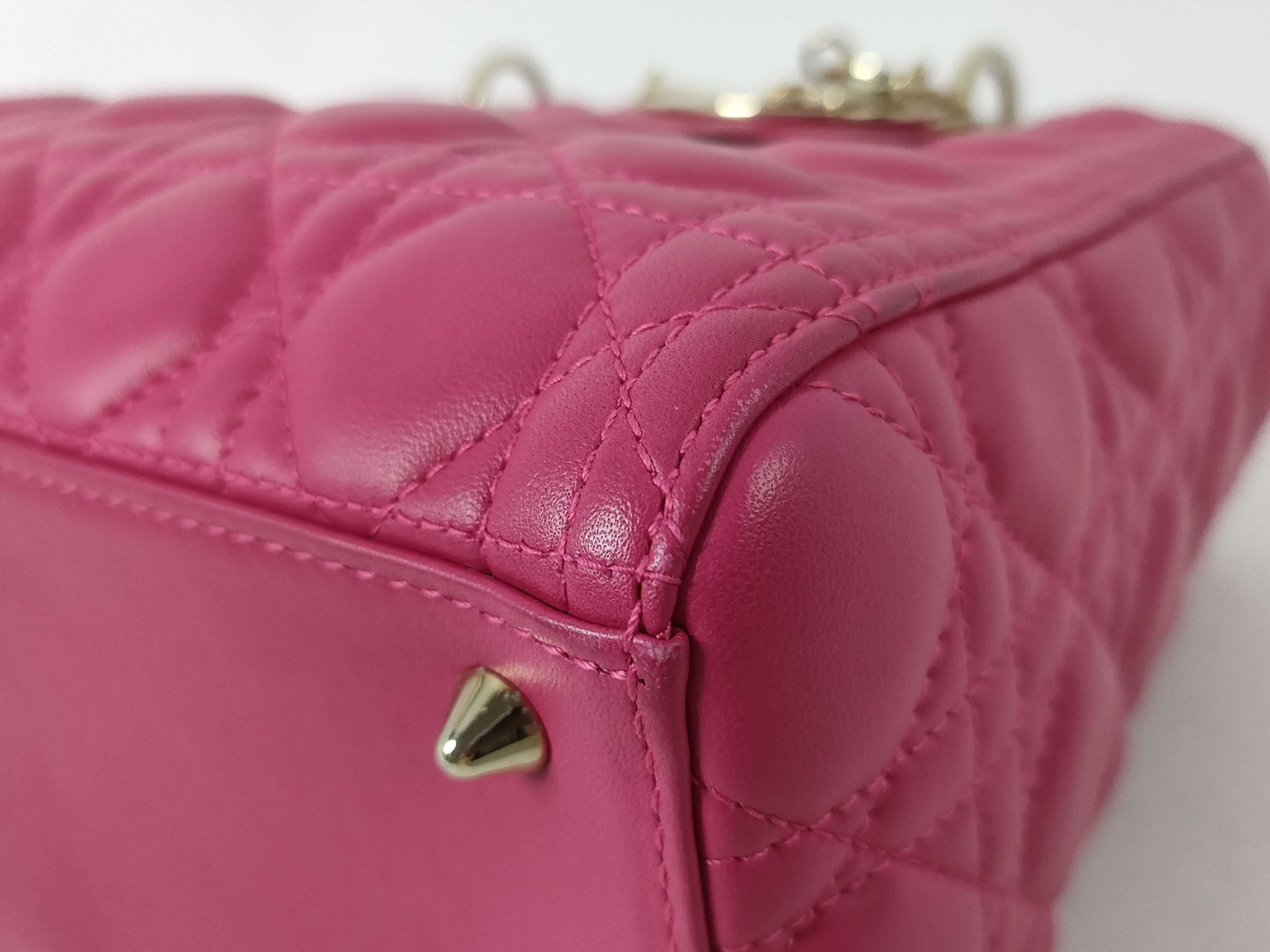Lady Dior Only Bag Gold Button Handbag — view 6
