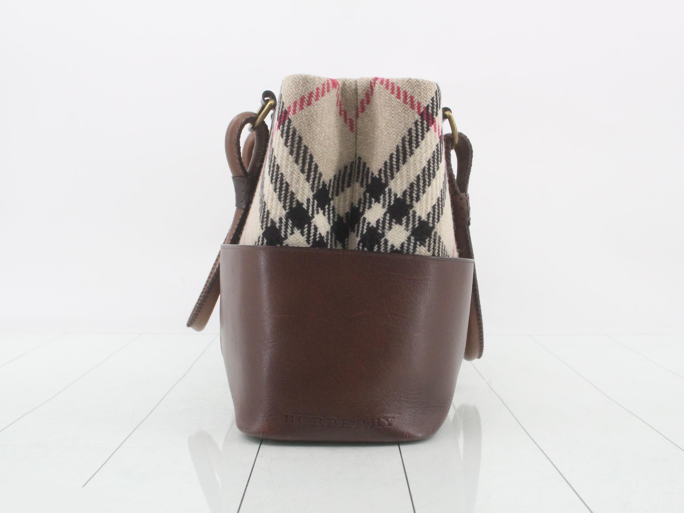 Nova Check Canvas Tote Bag — view 3