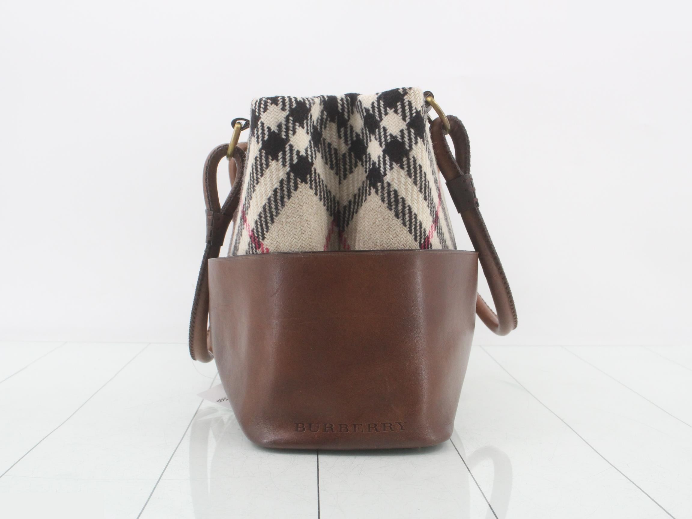 Nova Check Canvas Tote Bag — view 4
