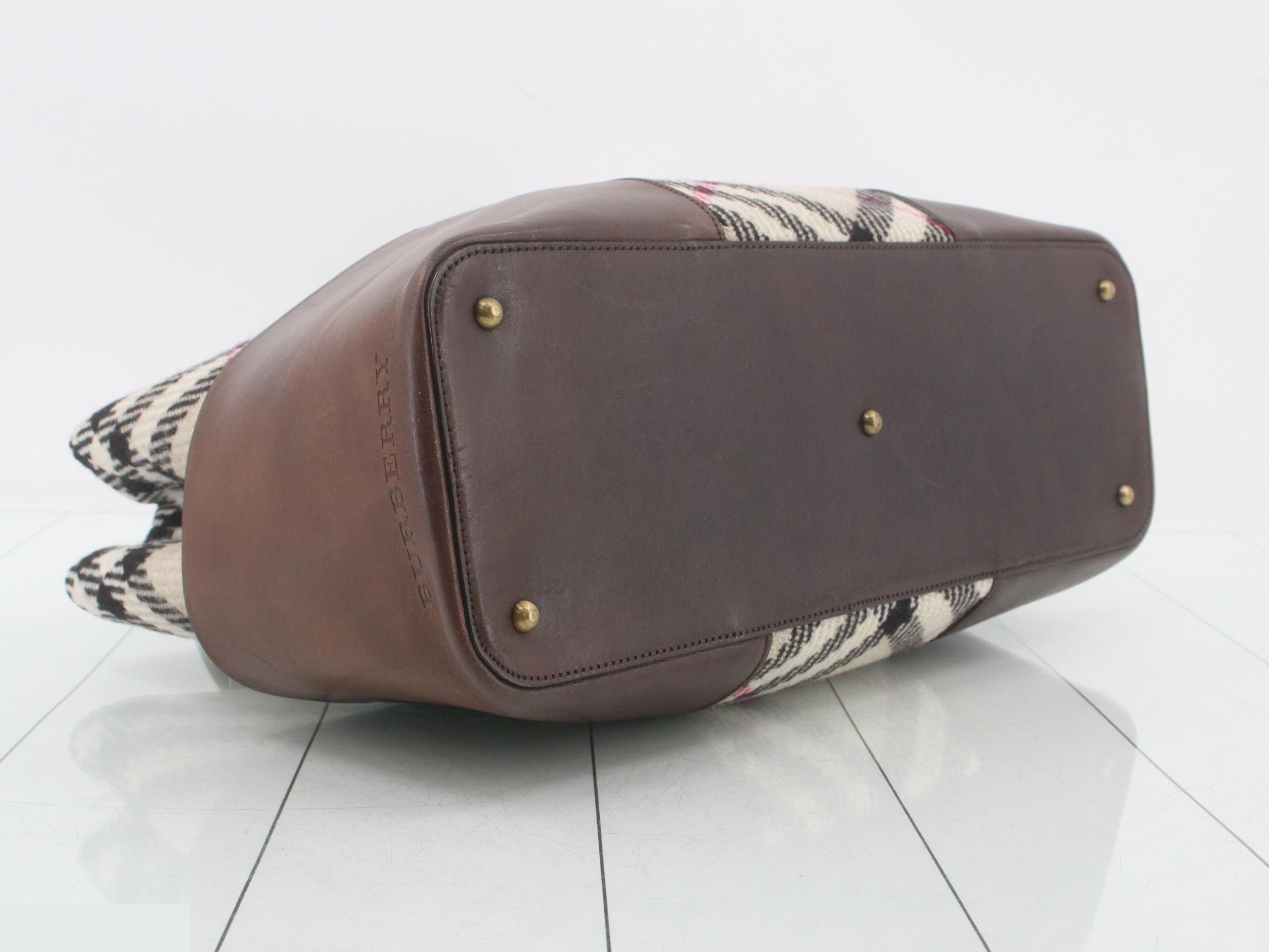 Nova Check Canvas Tote Bag — view 5