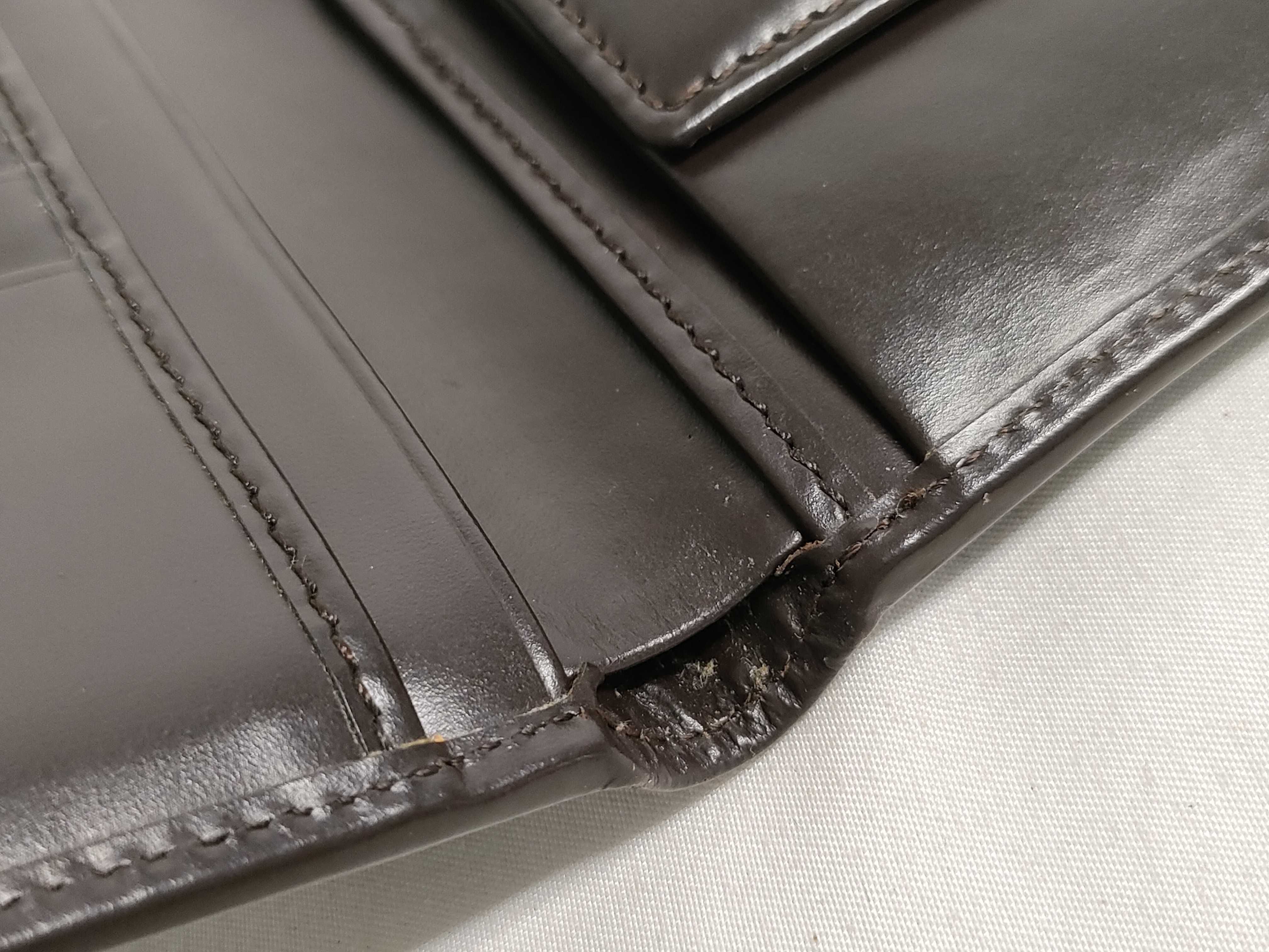 Zucca pattern bi-fold wallet, canvas, brown. — view 13