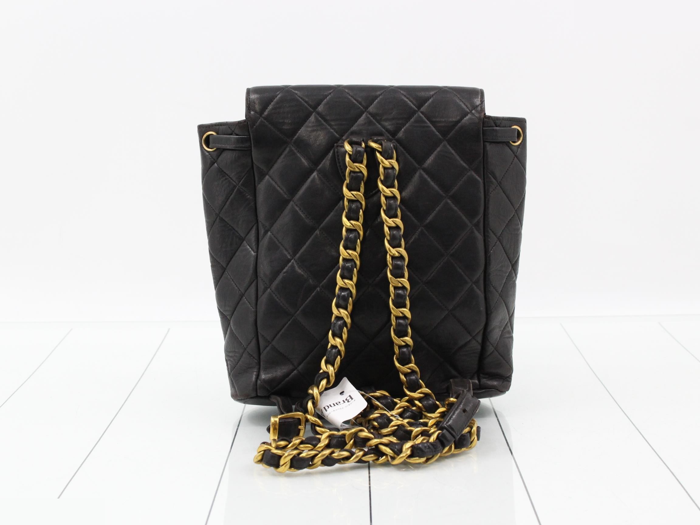 Matelassé Chain Backpack — view 2