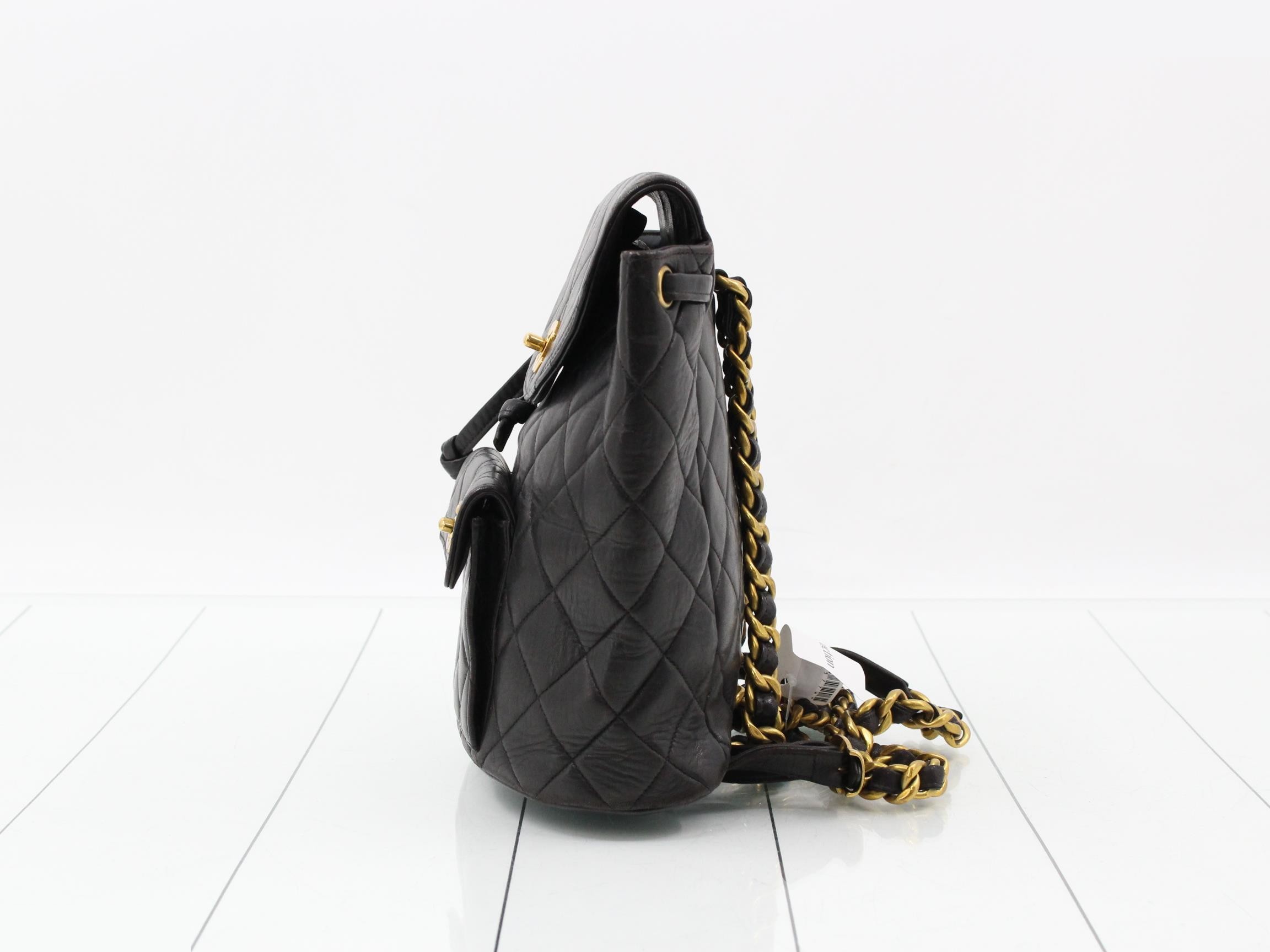 Matelassé Chain Backpack — view 3