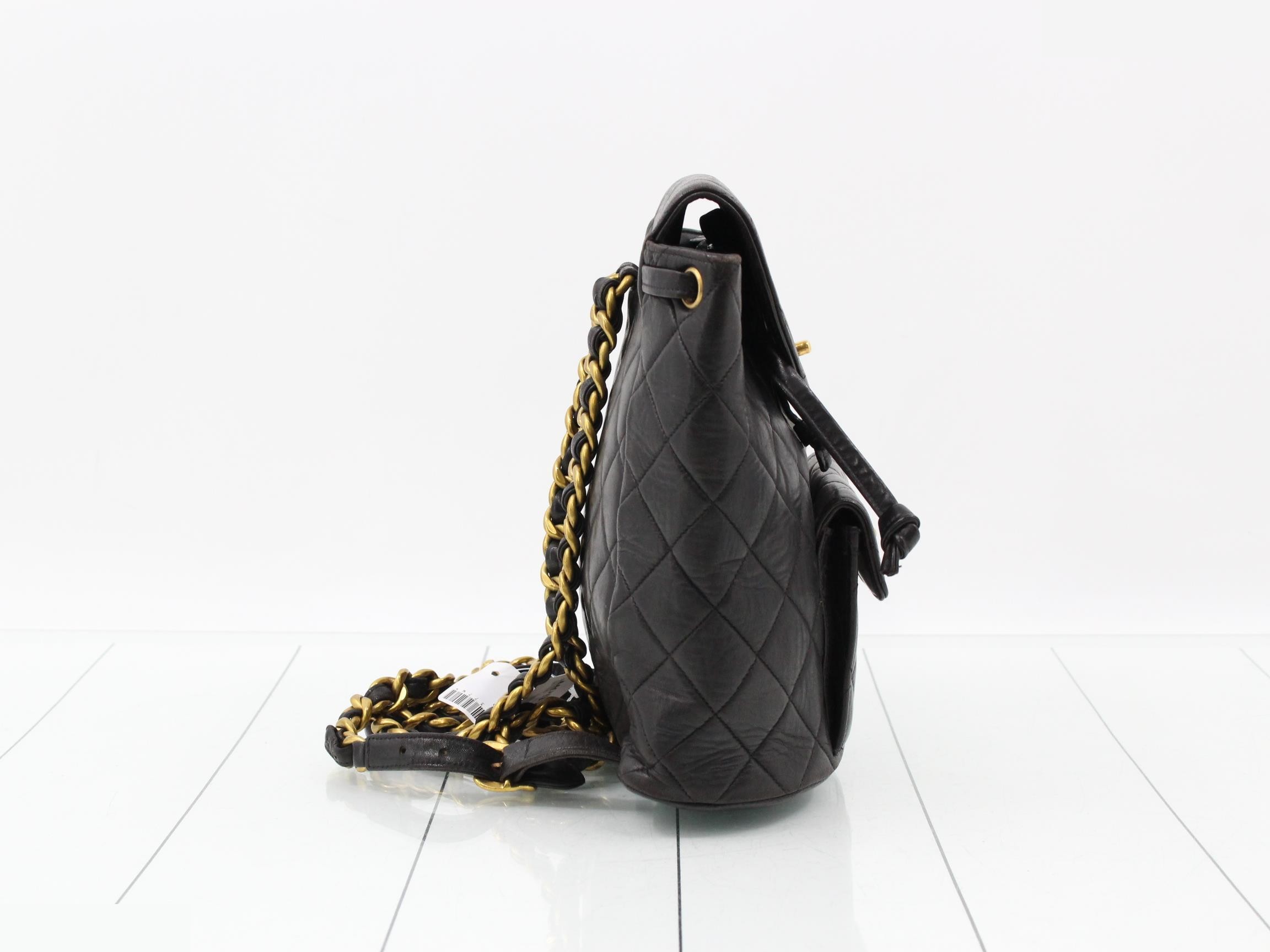 Matelassé Chain Backpack — view 4