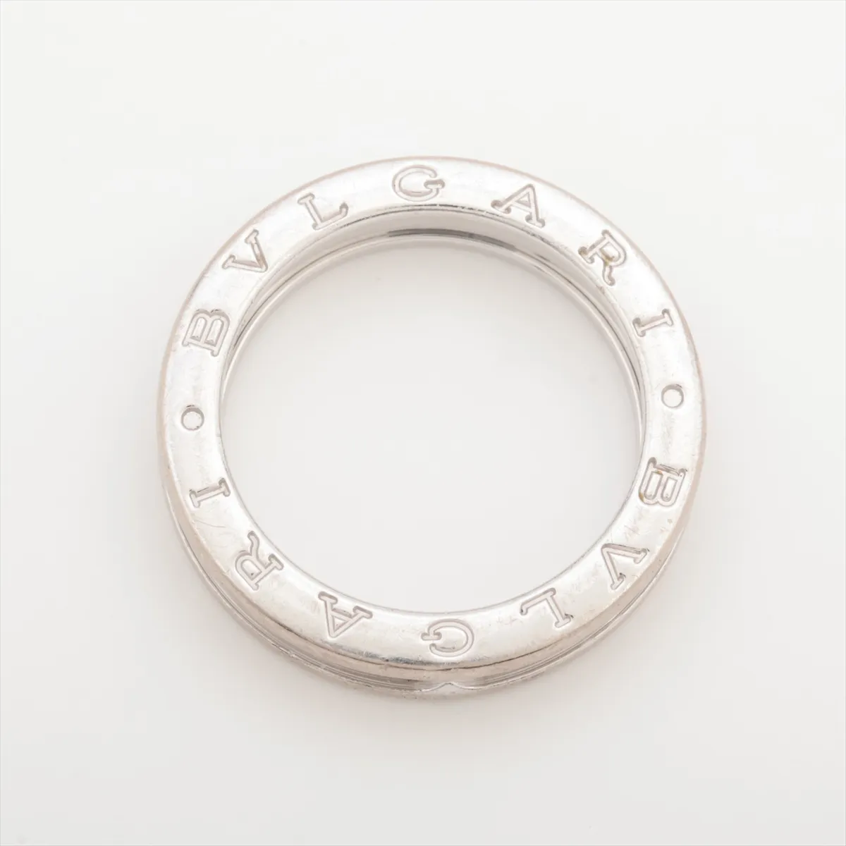 B.zero1 Ring, 750 (WG), 8.8g, Size 57, PPNS2M, dents, plating — view 3