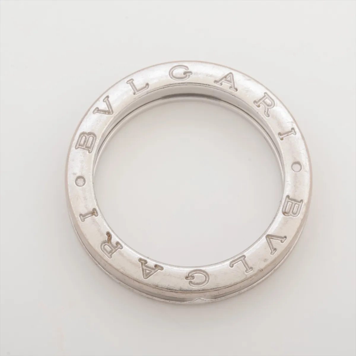 B.zero1 Ring, 750 (WG), 8.8g, Size 57, PPNS2M, dents, plating — view 4