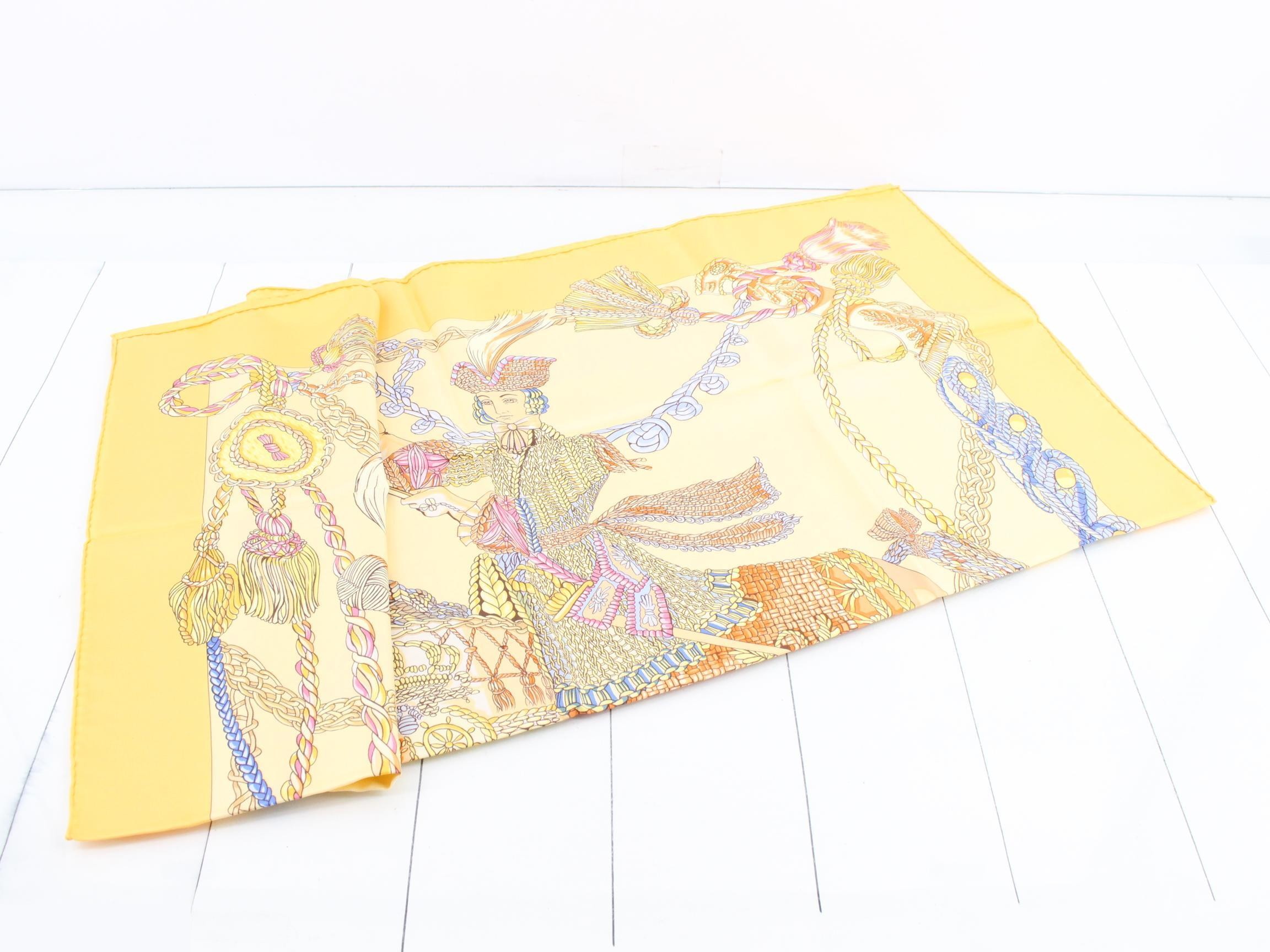Hermès Carre 90 "Timpani Player" Silk Scarf — view 3