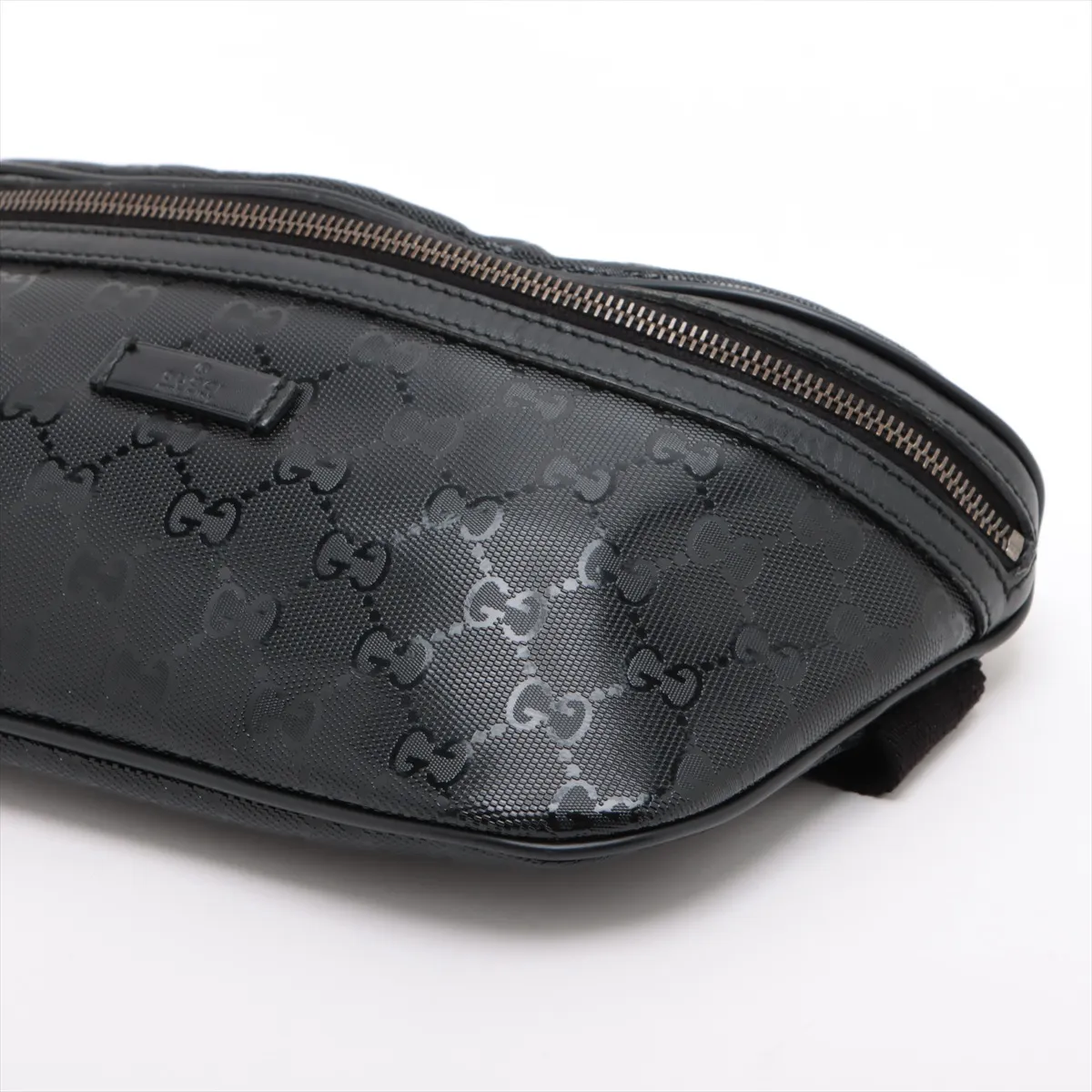 GG Implement PVC x Leather Body Bag Black 233269 — view 3