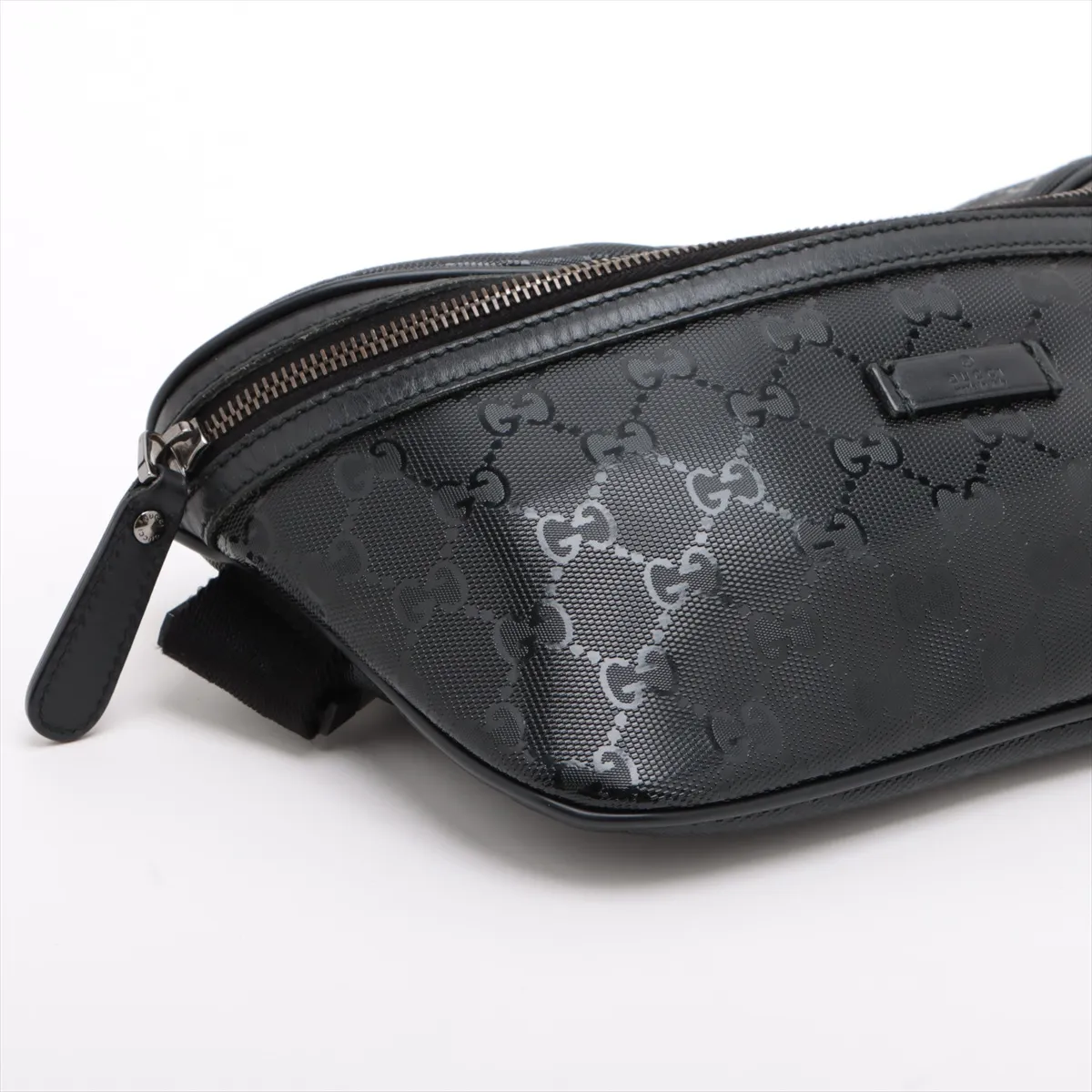 GG Implement PVC x Leather Body Bag Black 233269 — view 4