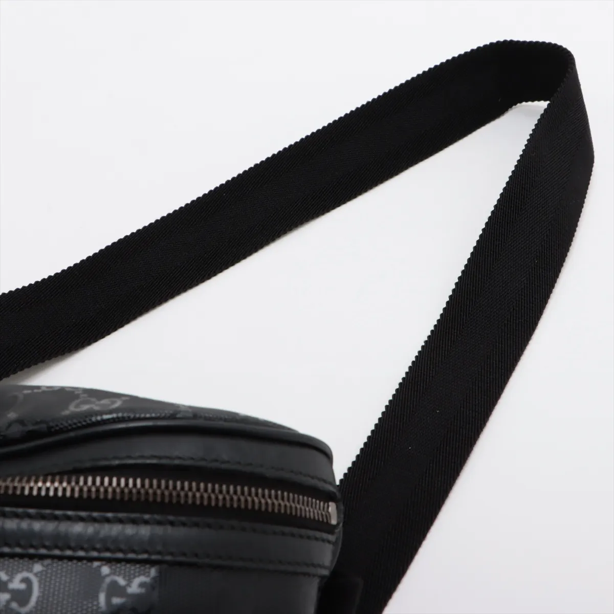 GG Implement PVC x Leather Body Bag Black 233269 — view 5