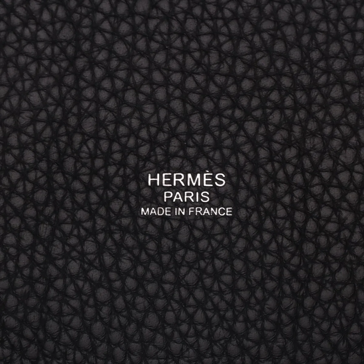 [Individually wrapped] Hermes Picotan Lock 22 MM Taurillon Clemence Black Silver Hardware K:2025 — view 8