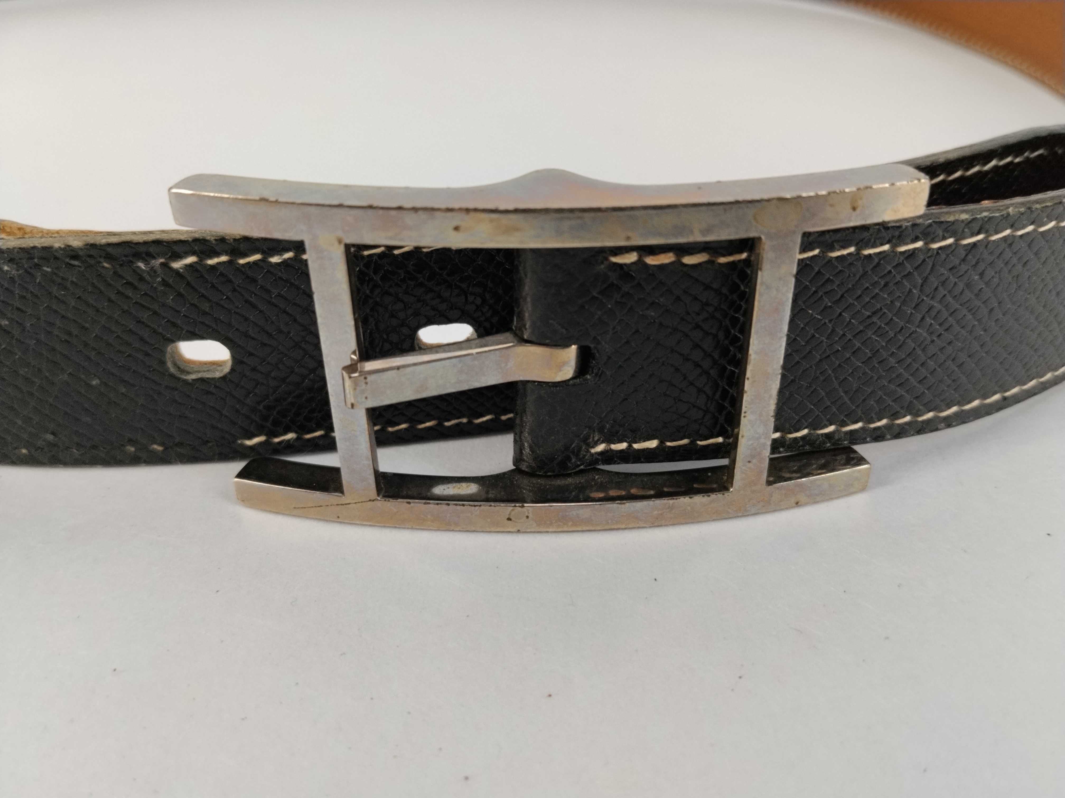 Be Api Silver Hardware Reversible Belt Size 95 E (Made in 2001) Belt — view 6