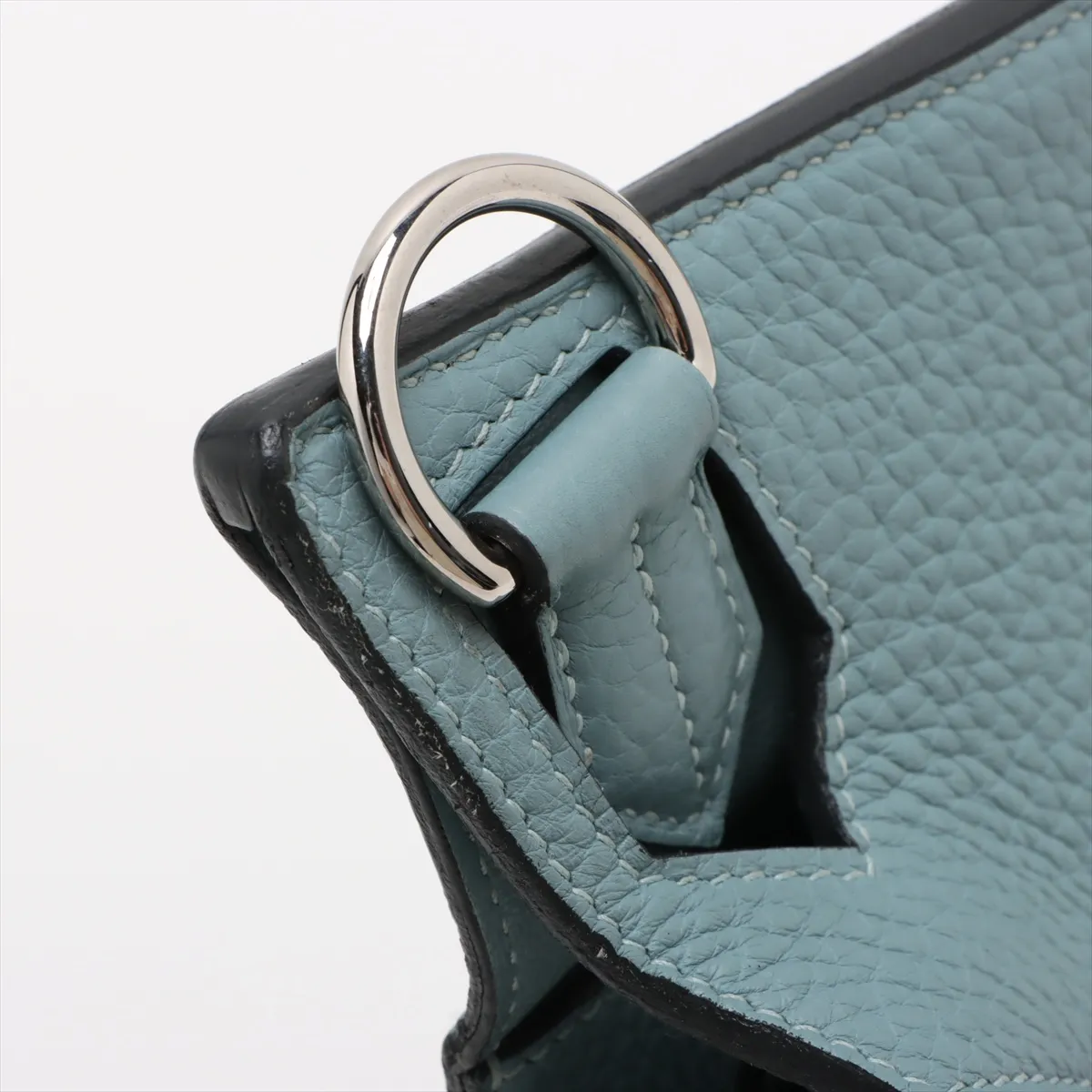 Gypsière 34 Taurillon Clemence Ciel Silver hardware M:2009 — view 14
