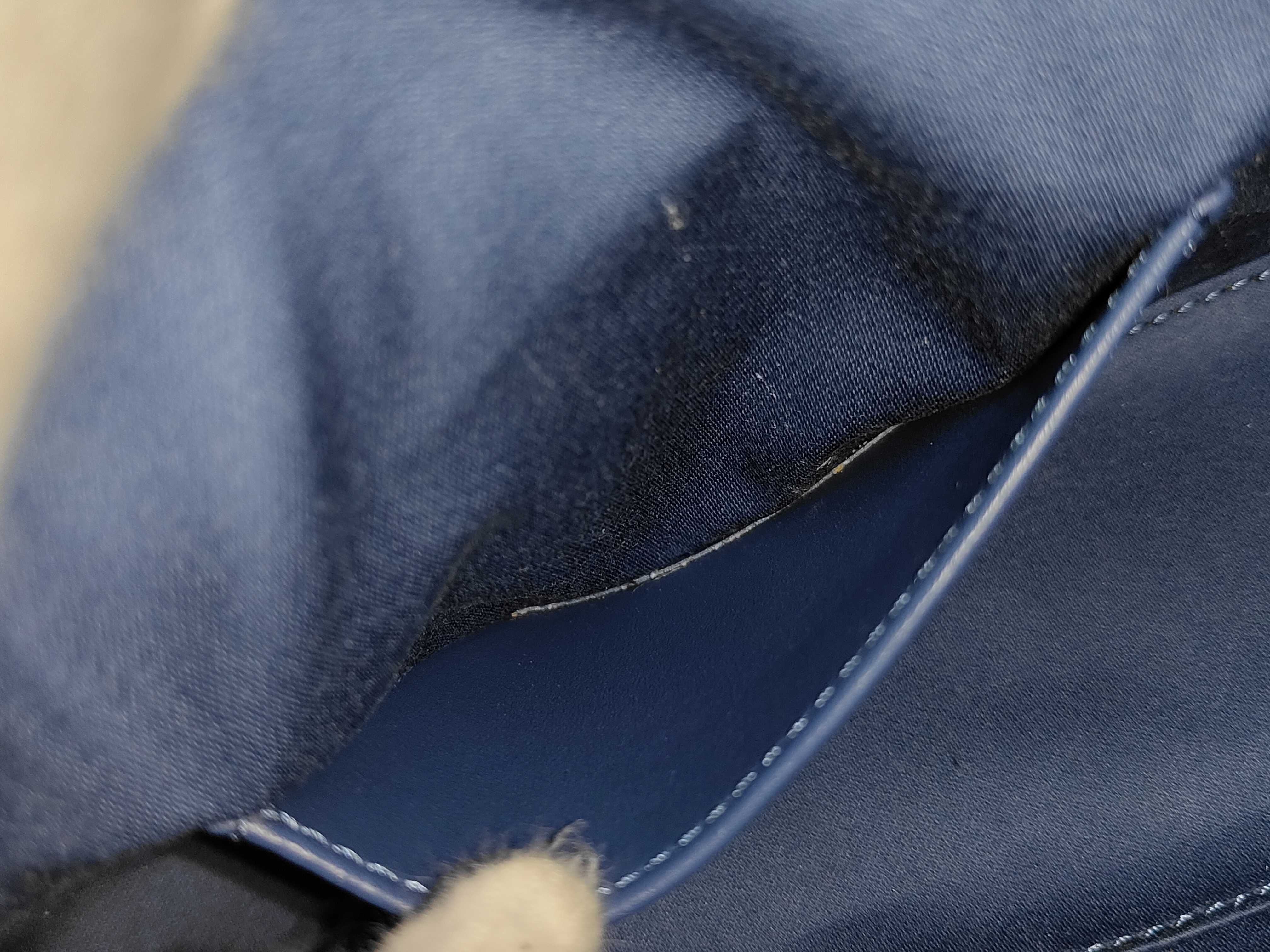 Lambskin 25 Mini Denim Shoulder Bag — view 12
