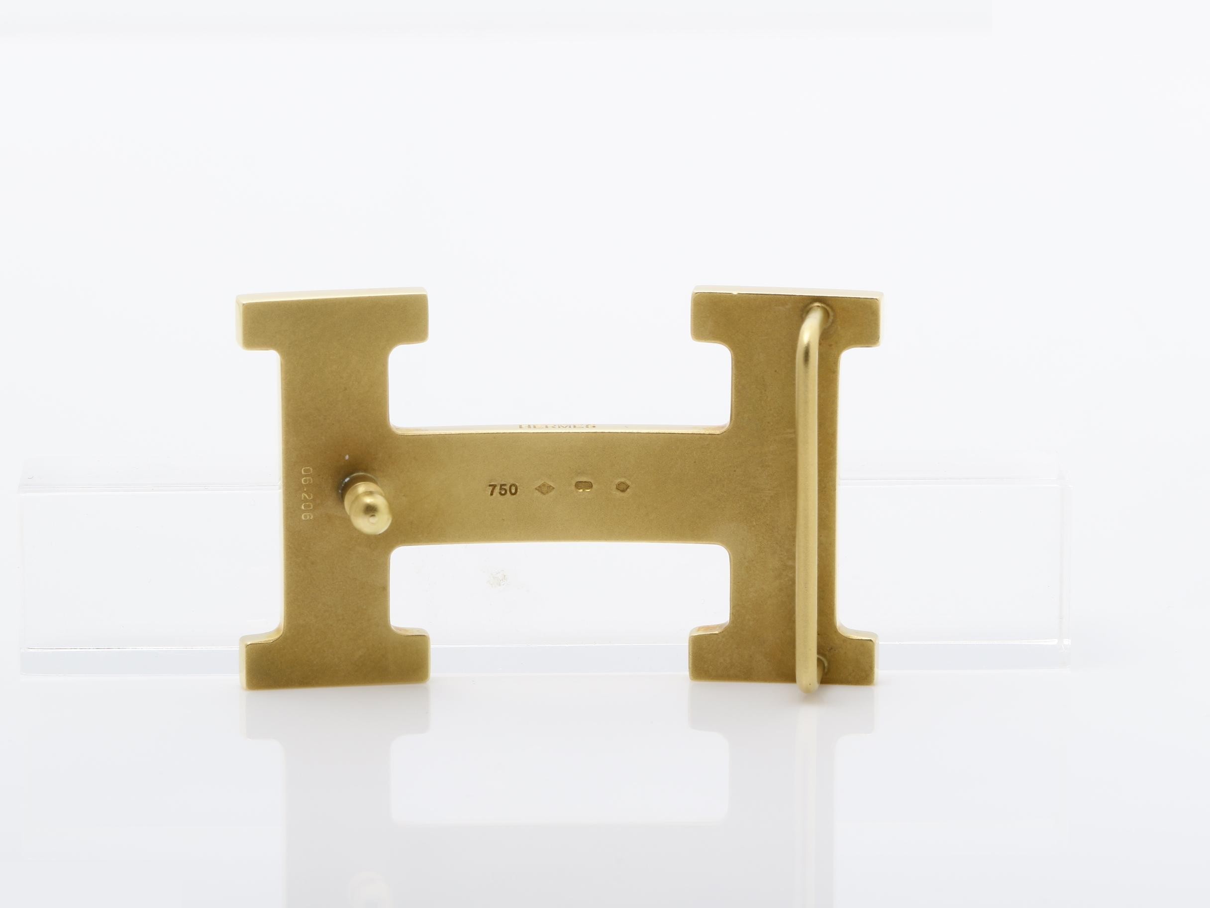 Constance H-Buckle, 74.3g, 18K Solid Gold — view 2