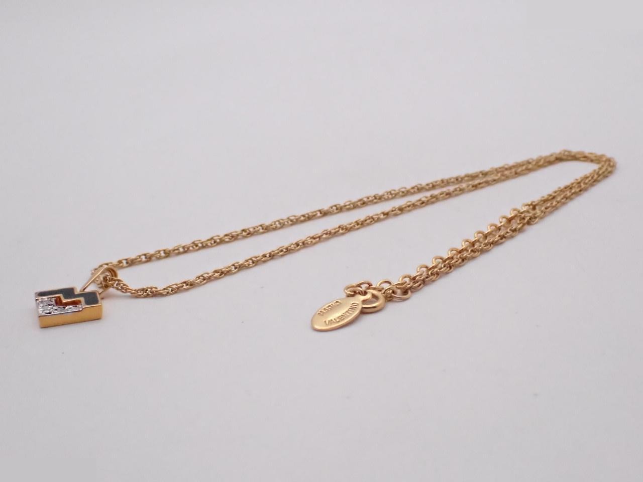 Mario Valentino necklace, gold plated, 2 pieces — view 3