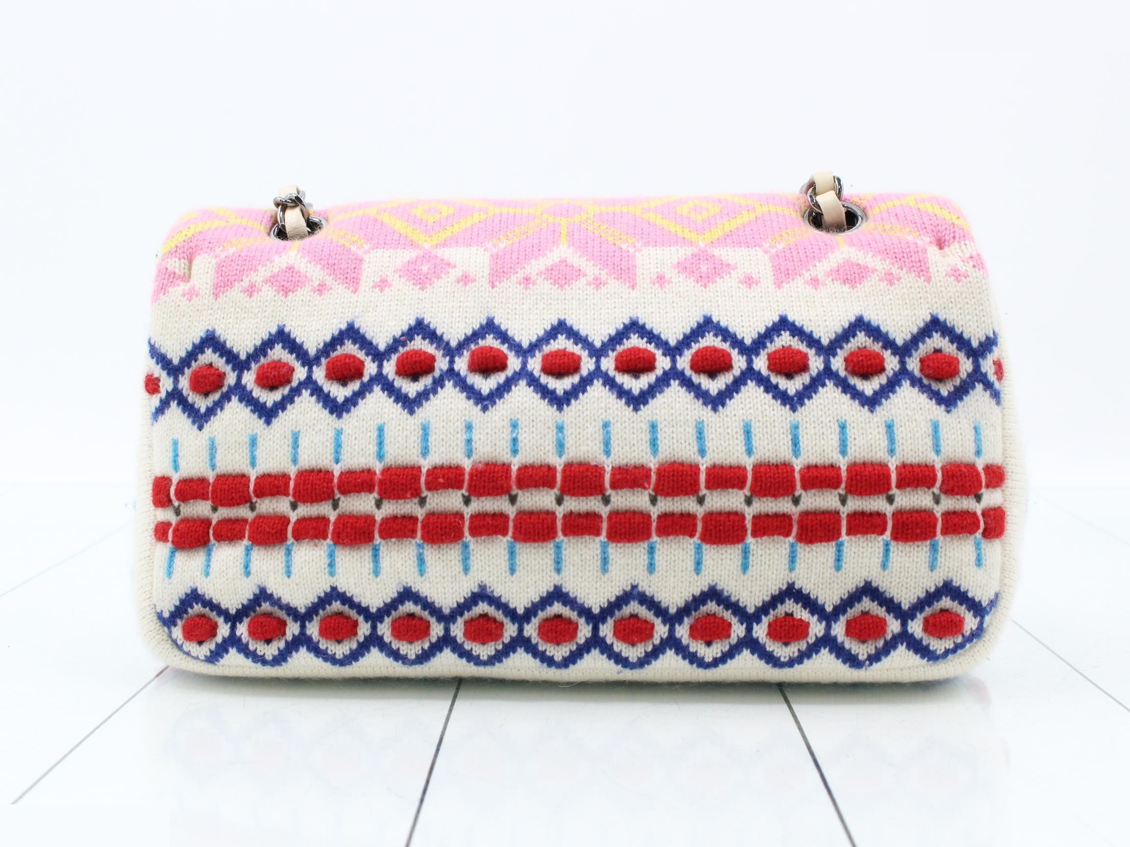 Coco Mark Turnlock Chain Shoulder Bag, Multicolor — view 2