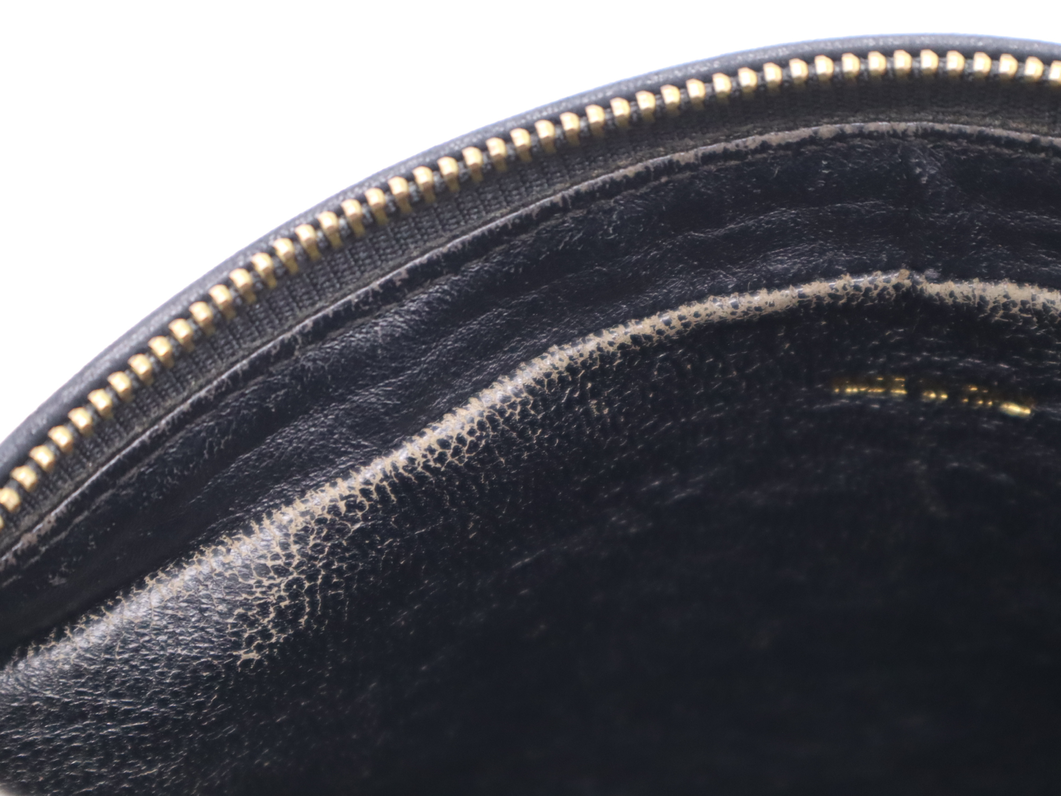 Lambskin Fringe Shoulder Bag with Dust Bag and Seal, Item No. 362830, Black Shoulder Bag — view 13