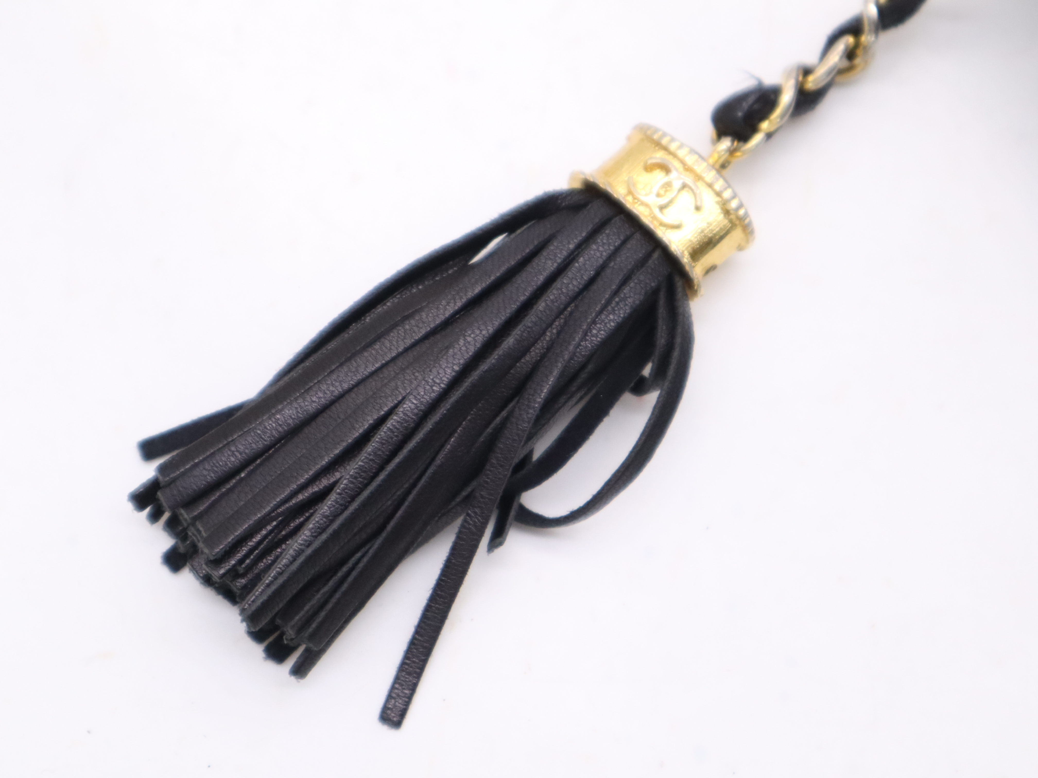Lambskin Fringe Shoulder Bag with Dust Bag and Seal, Item No. 362830, Black Shoulder Bag — view 14