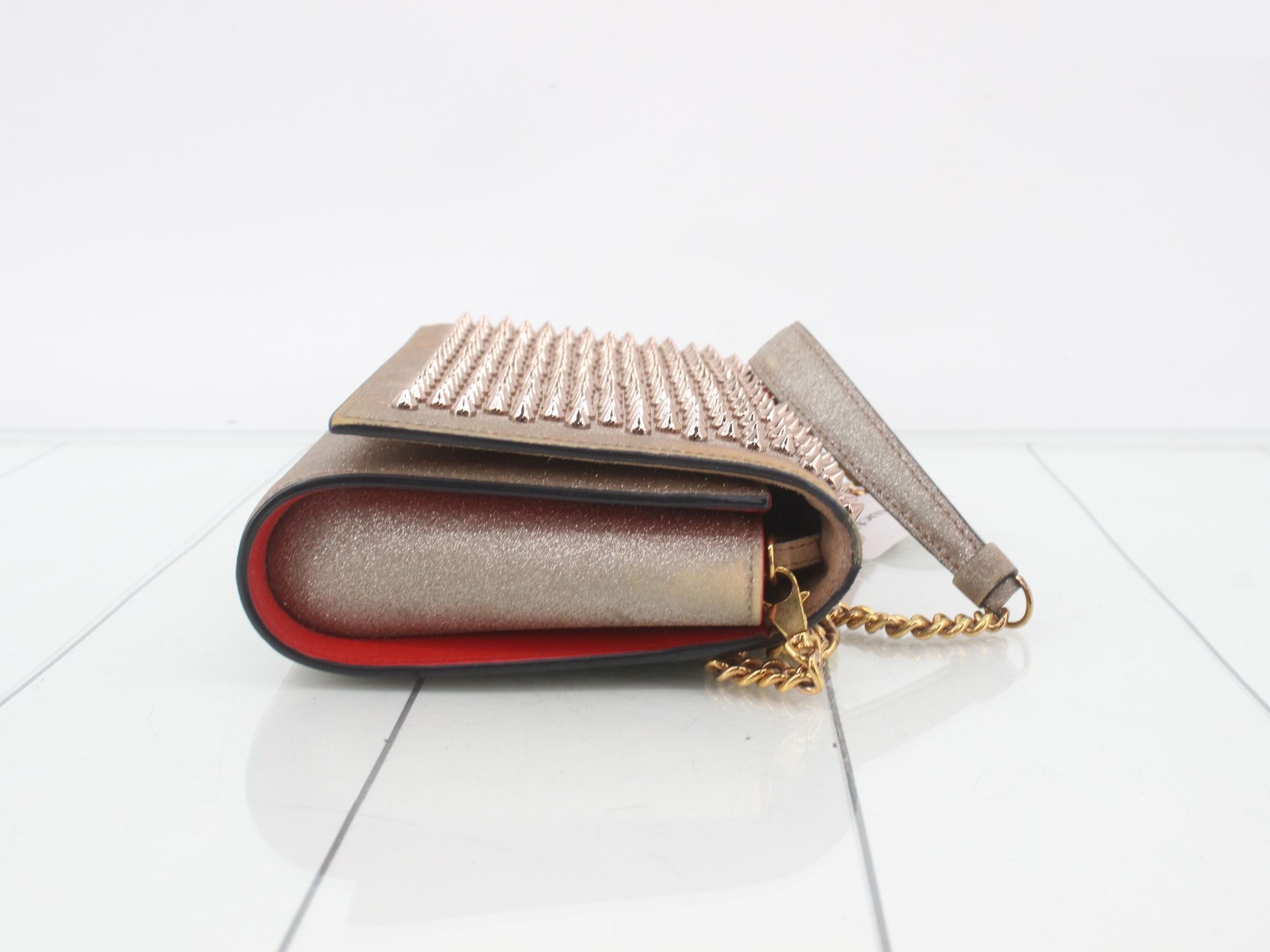 studded chain shoulder bag — view 3