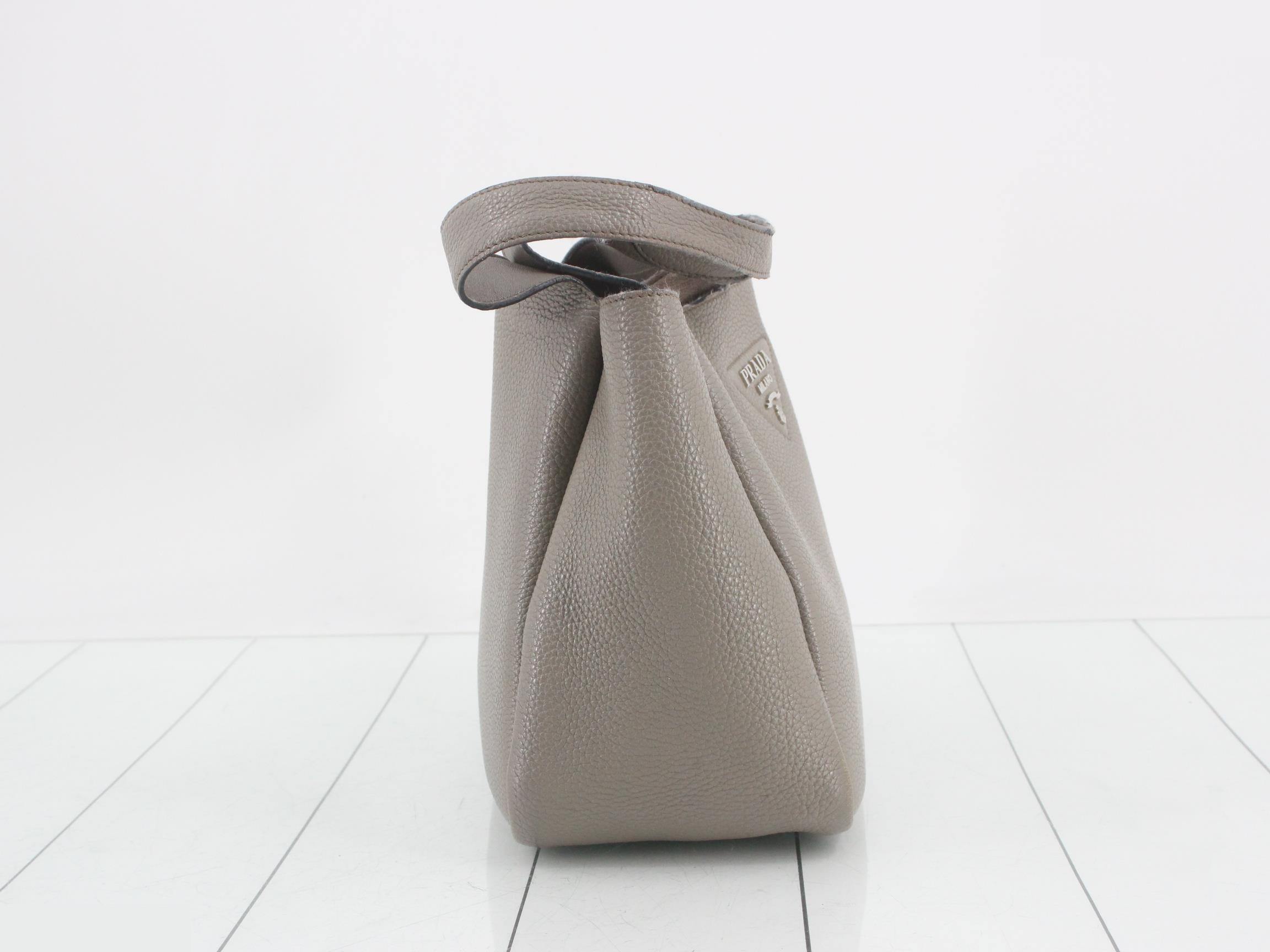 Vitello Daino Soft Leather Small Handbag — view 4