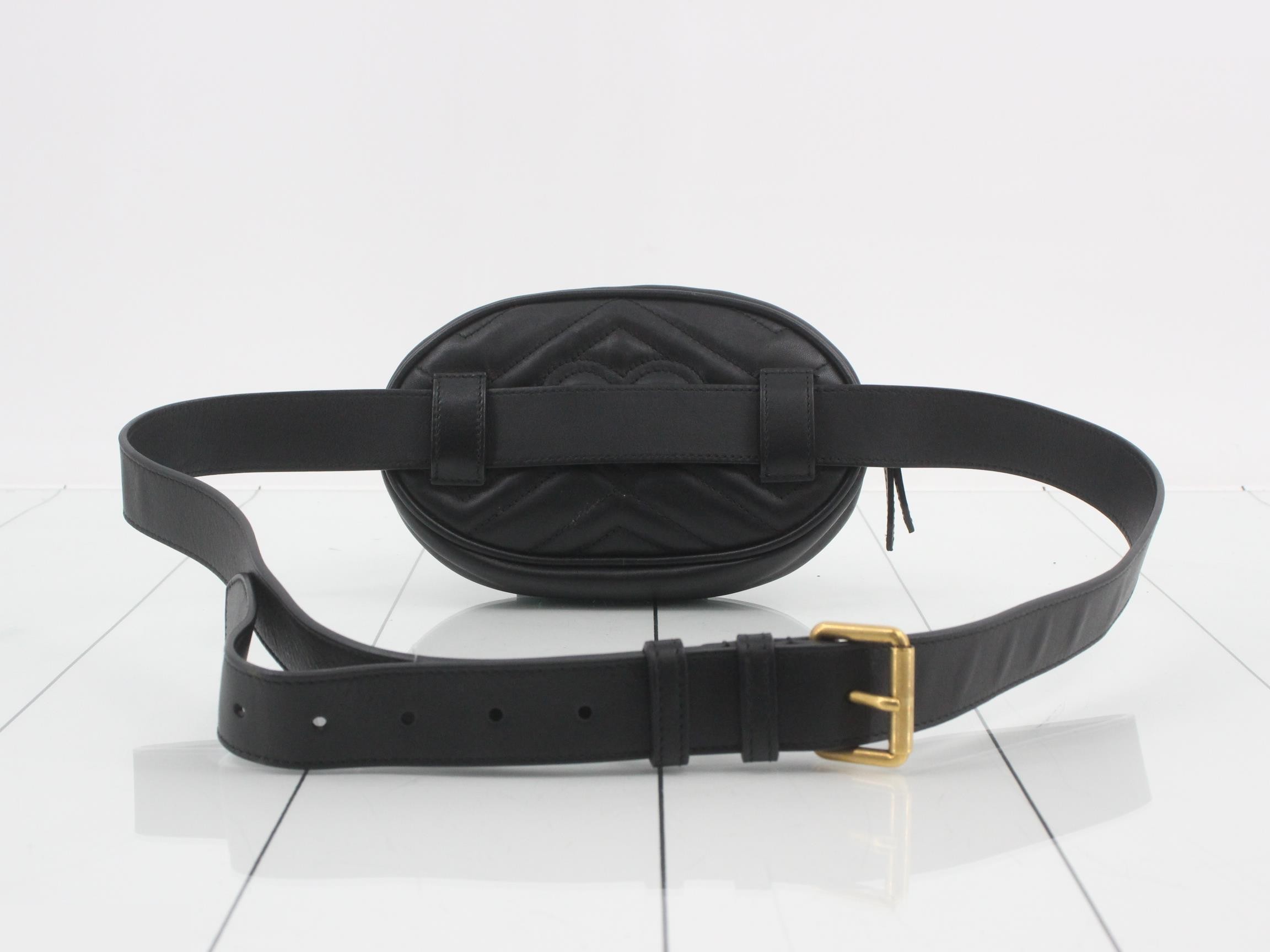 GG Marmont Leather Body Bag — view 2