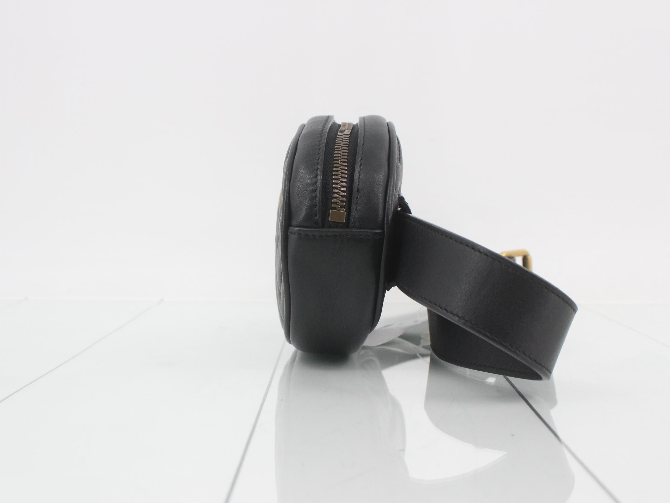 GG Marmont Leather Body Bag — view 3