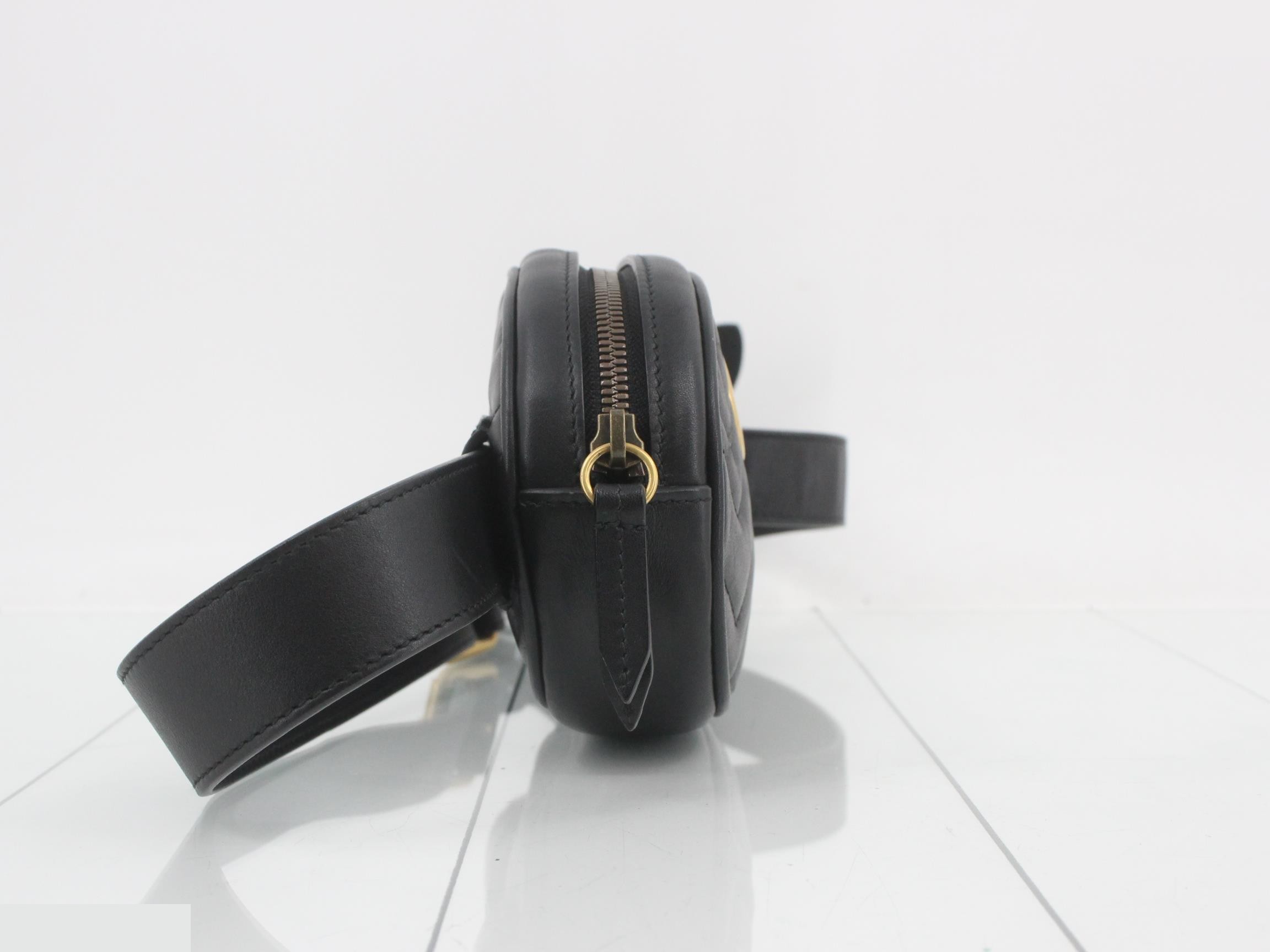 GG Marmont Leather Body Bag — view 4