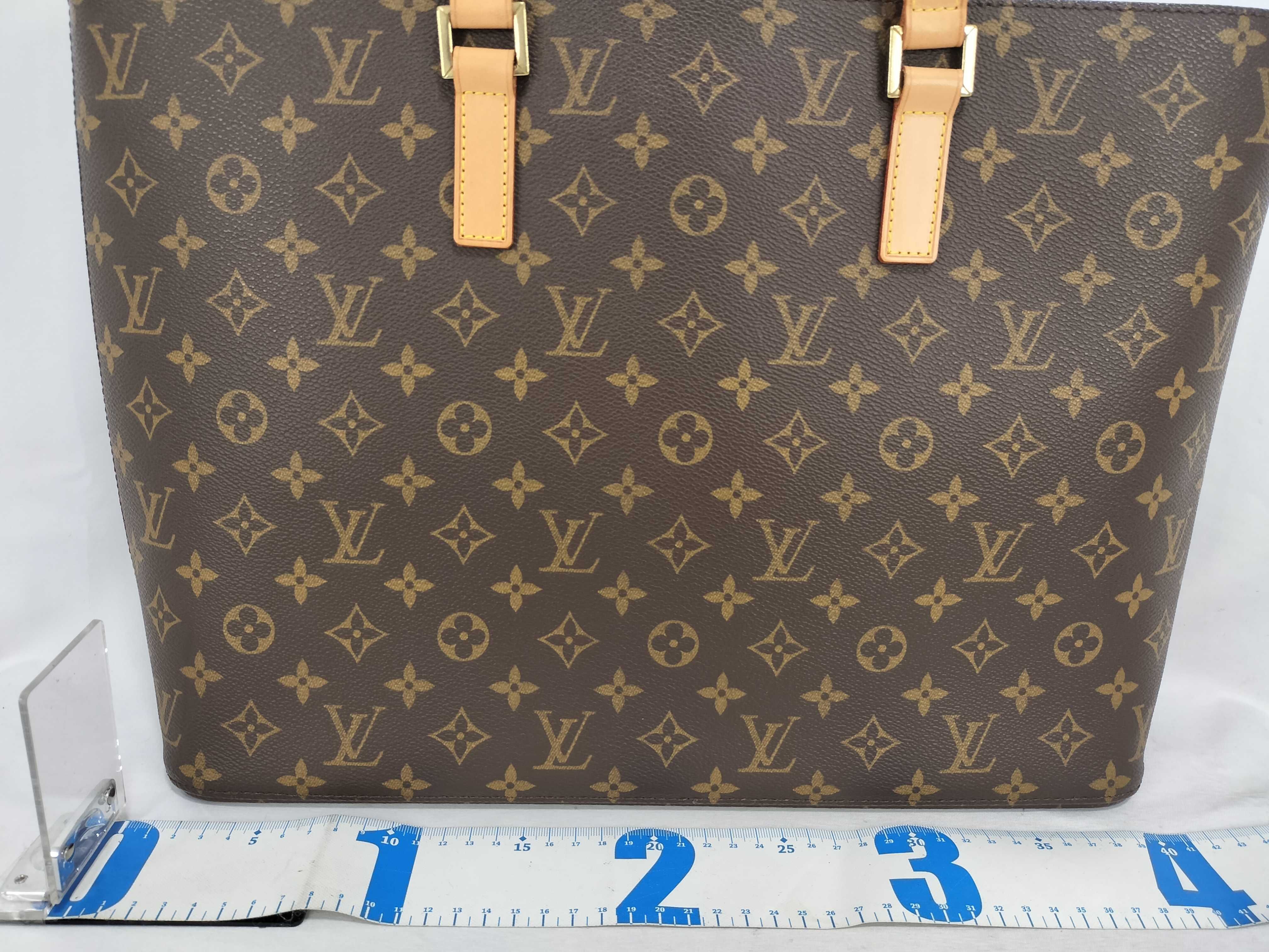 Monogram Louis Vuitton Monogram Luco M51155 SR1929 Brown Tote Bag — view 2