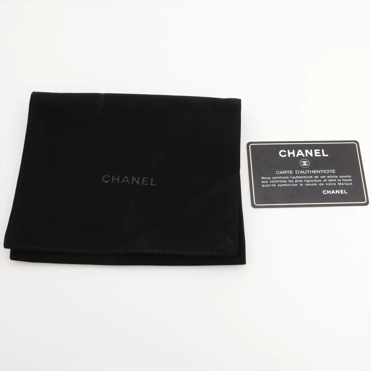 Boy Chanel Lambskin Compact Wallet, Navy, Gold Hardware, 26703461 — view 9