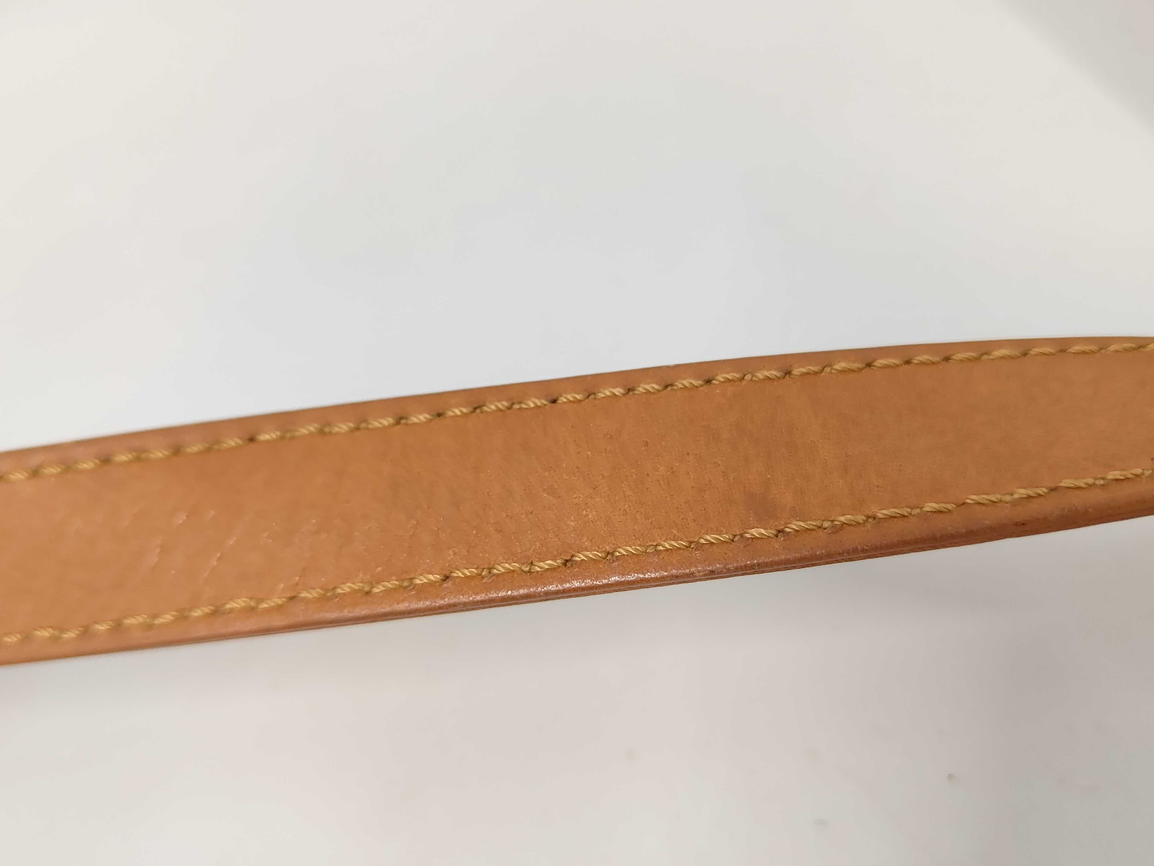 Flap-type Shoulder Bag, Brown — view 7