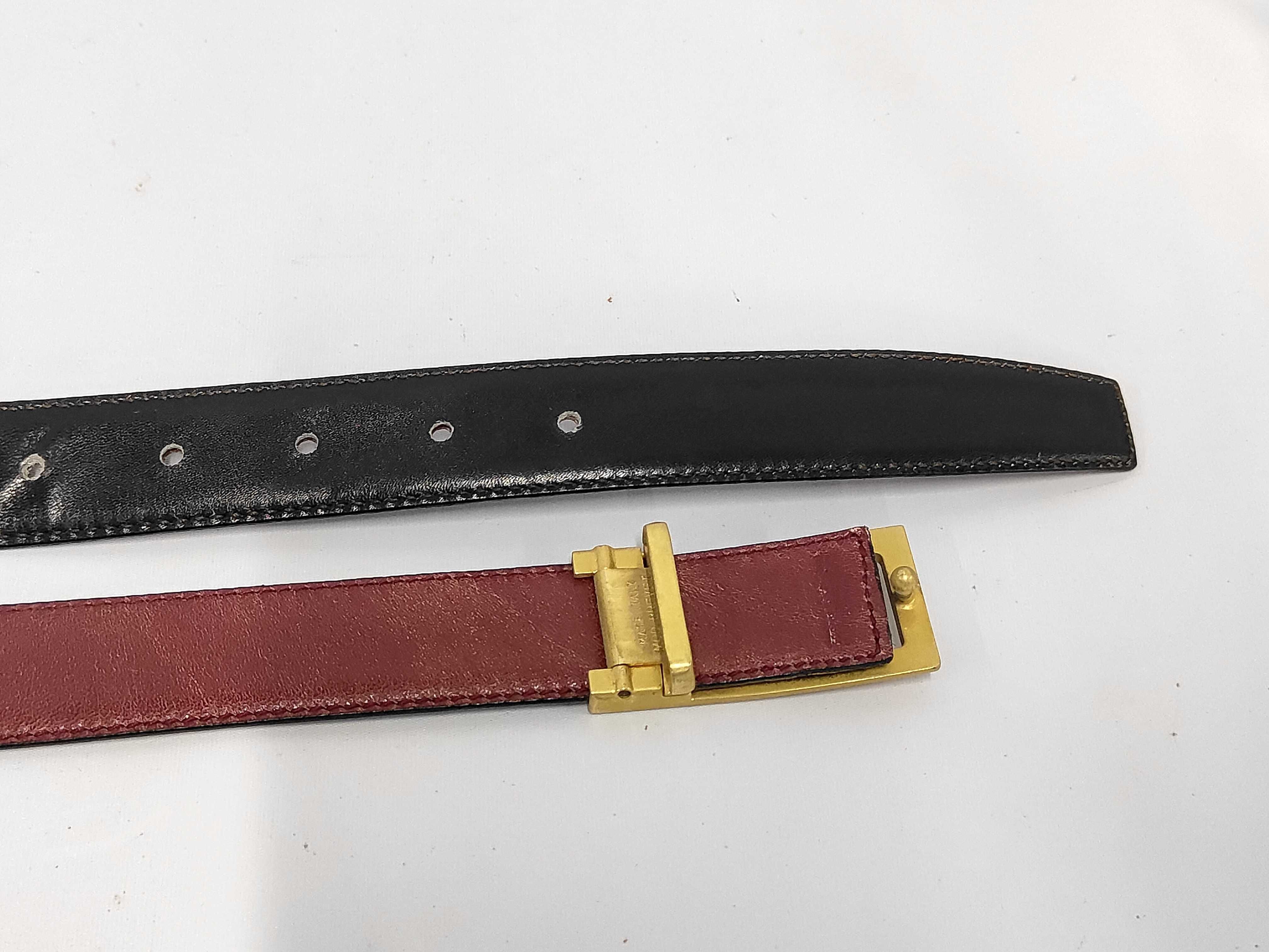 belt with carriage buckle — view 3