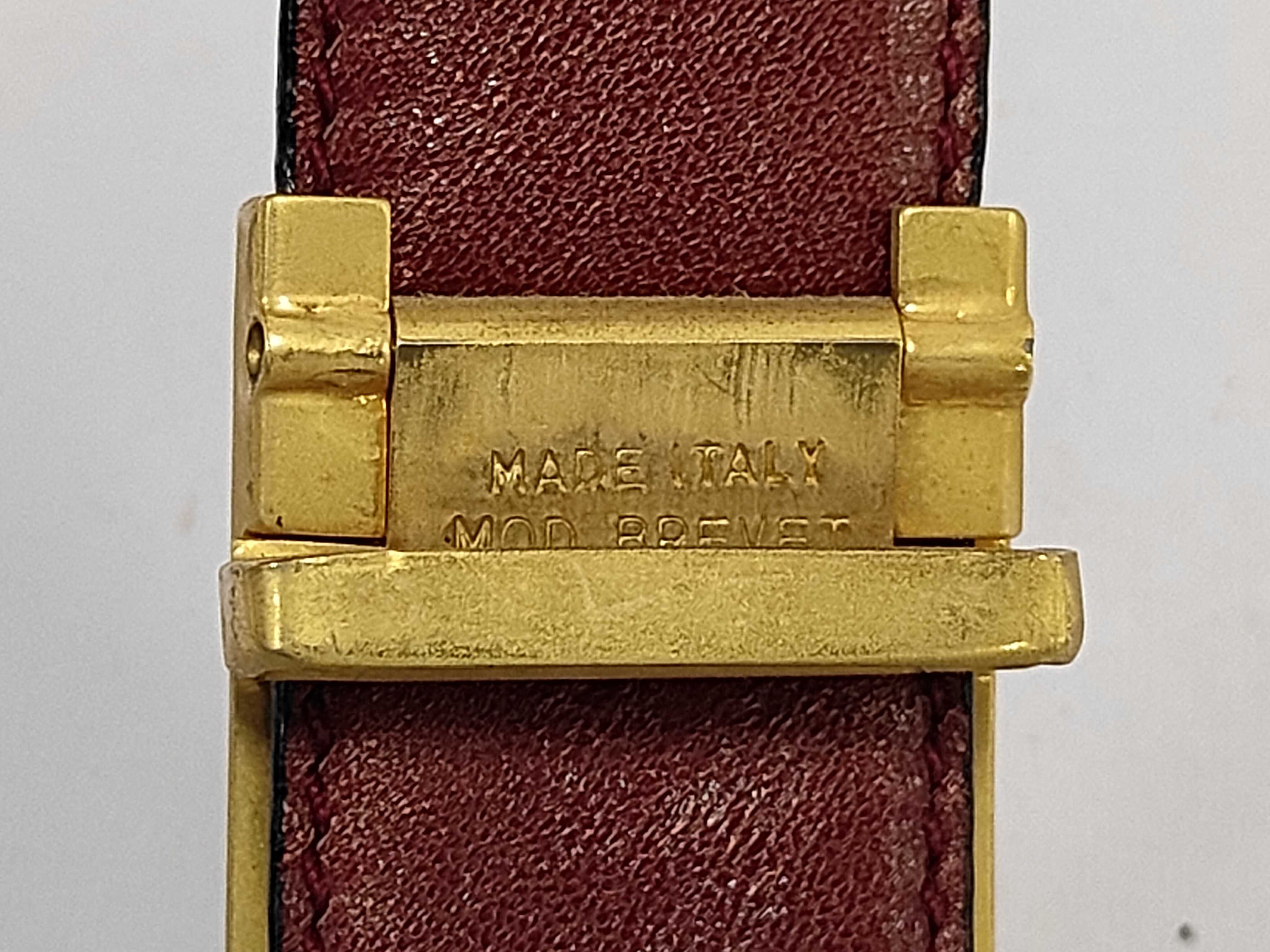 belt with carriage buckle — view 5