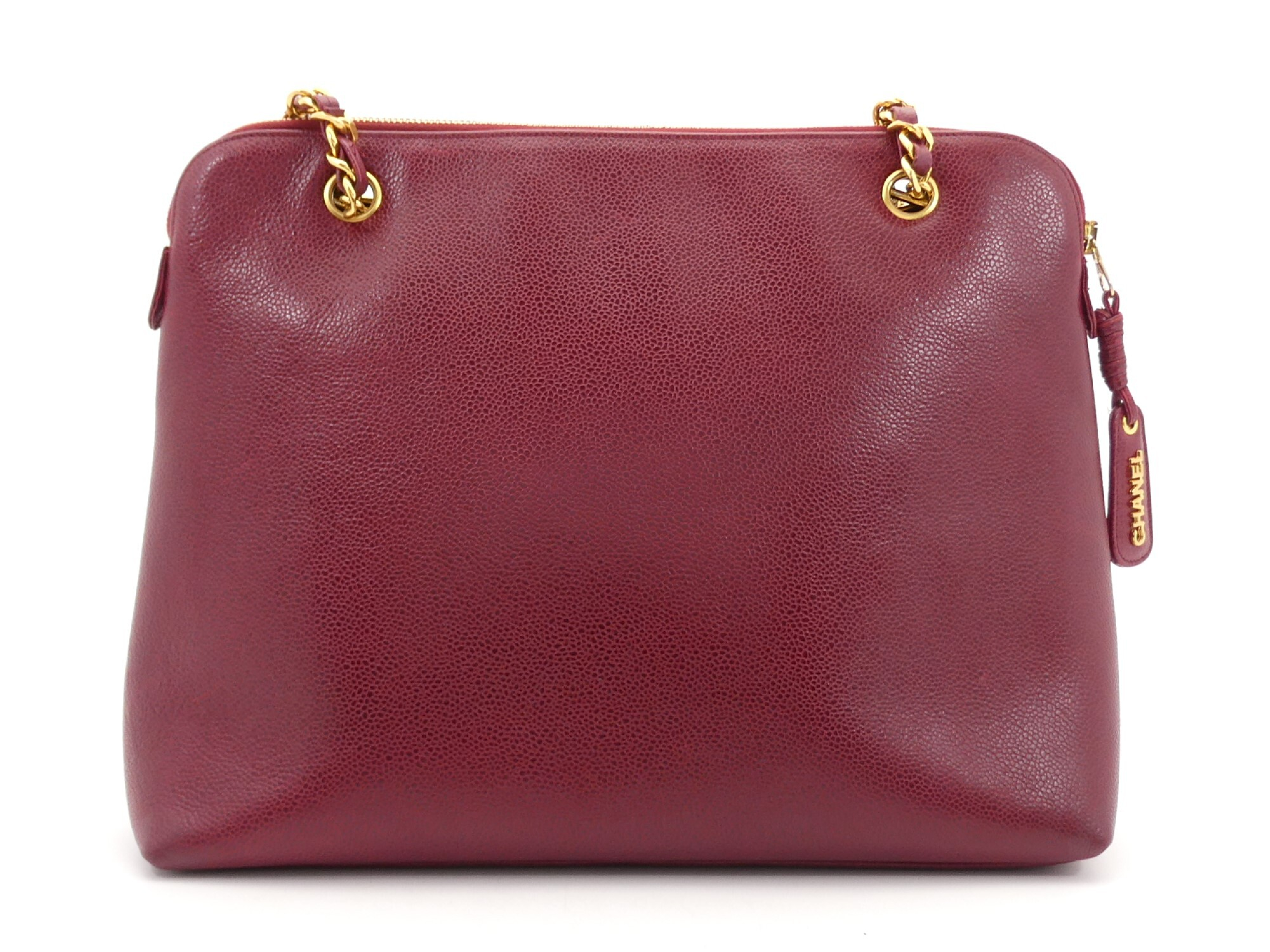 Caviar Skin Coco Mark Turnlock Chain Shoulder Bag — view 2