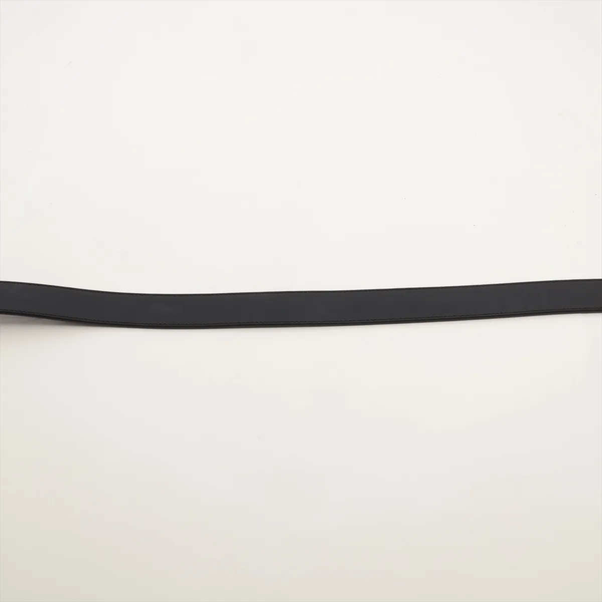 414516 GG Marmont Belt, size 75, GP x Leather, Black x Gold. Shows signs of wear, including — view 4