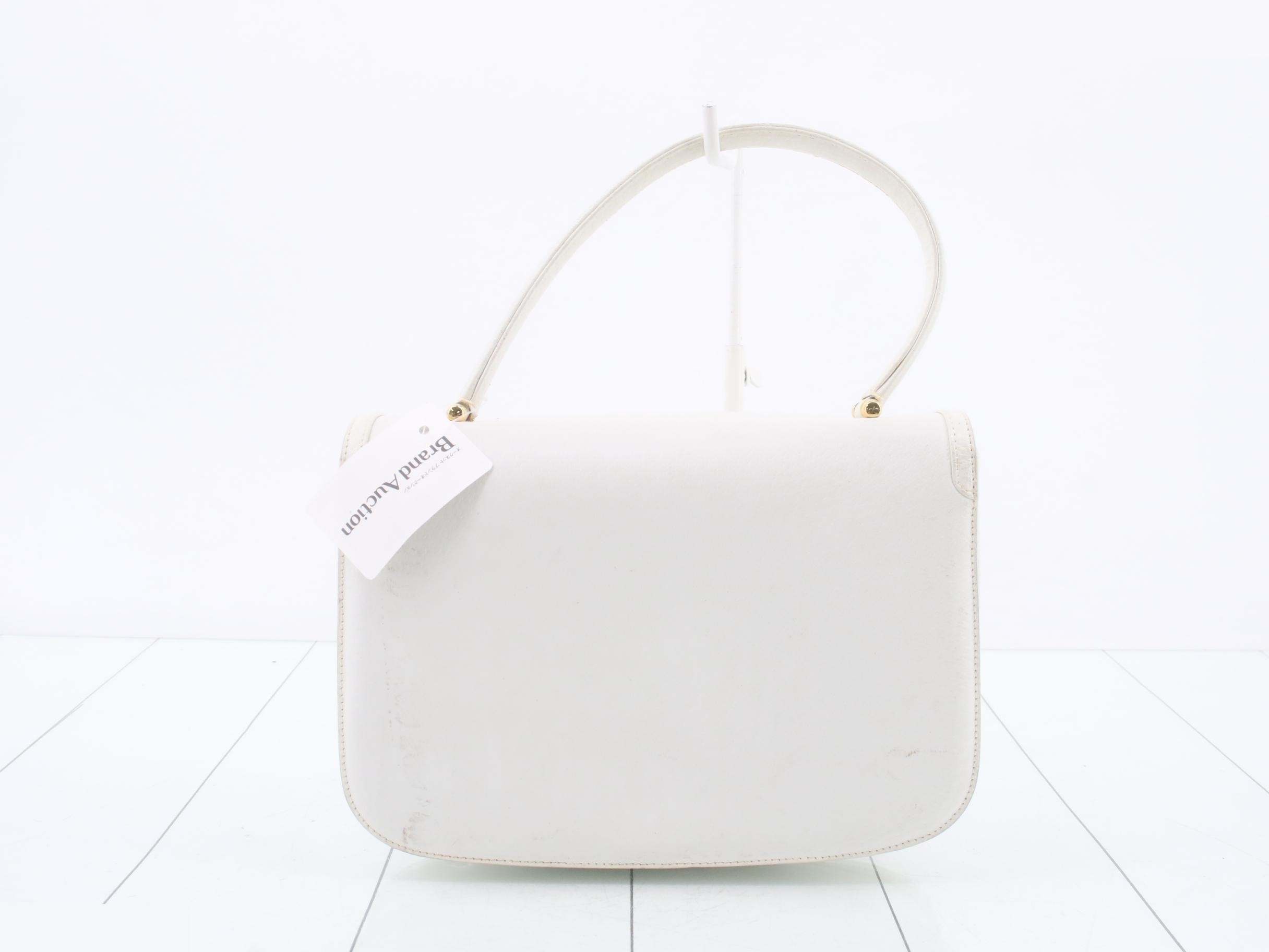 Old Gucci white handbag — view 2