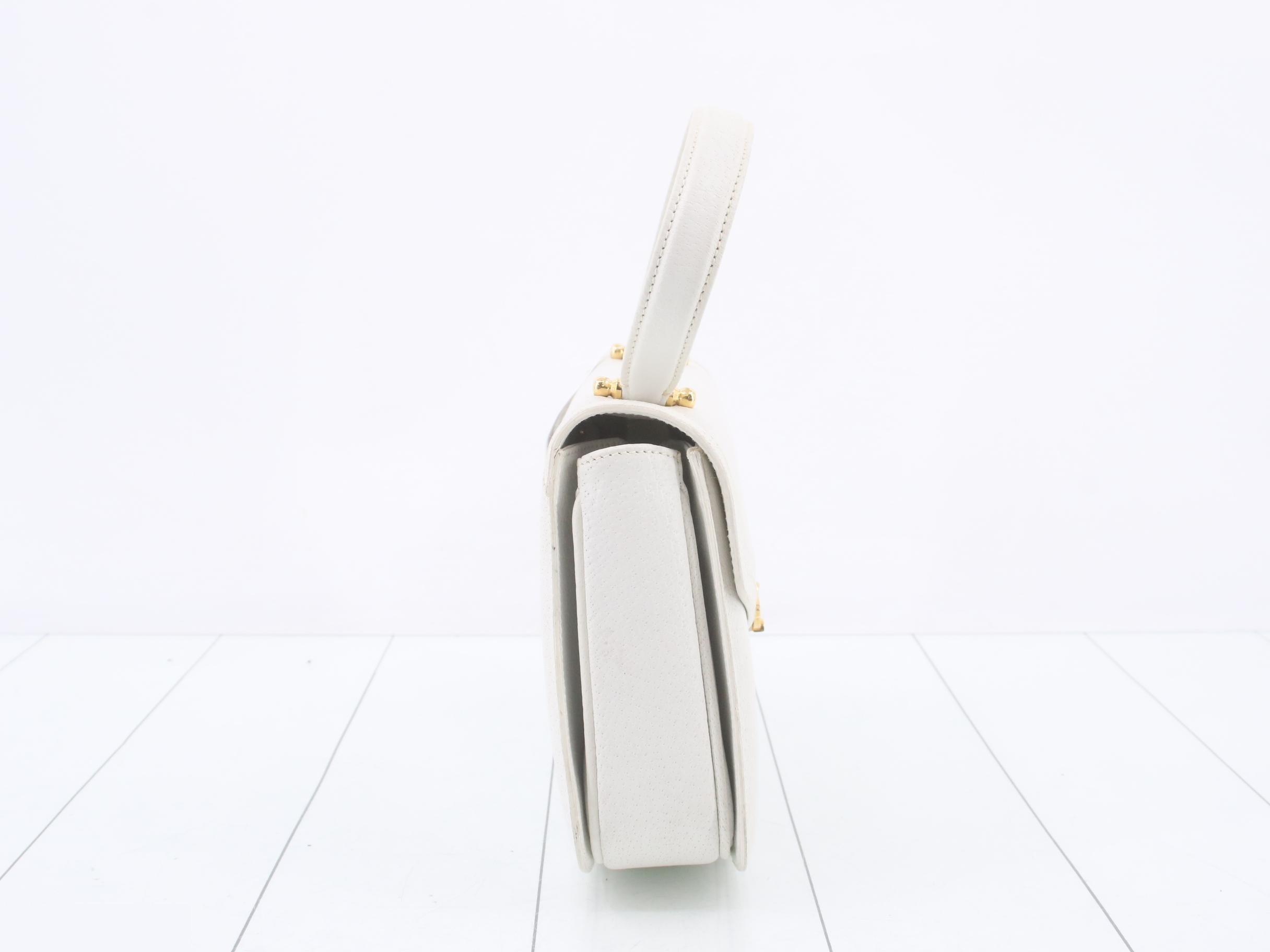 Old Gucci white handbag — view 4