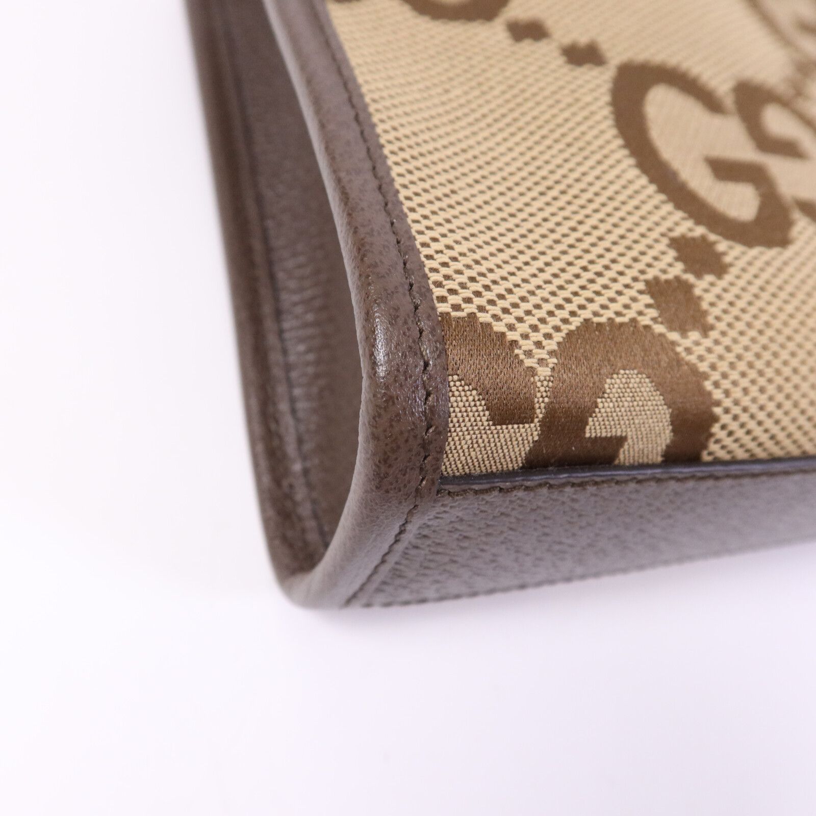 Mini Jumbo GG Canvas Web Vertical Tote — view 11