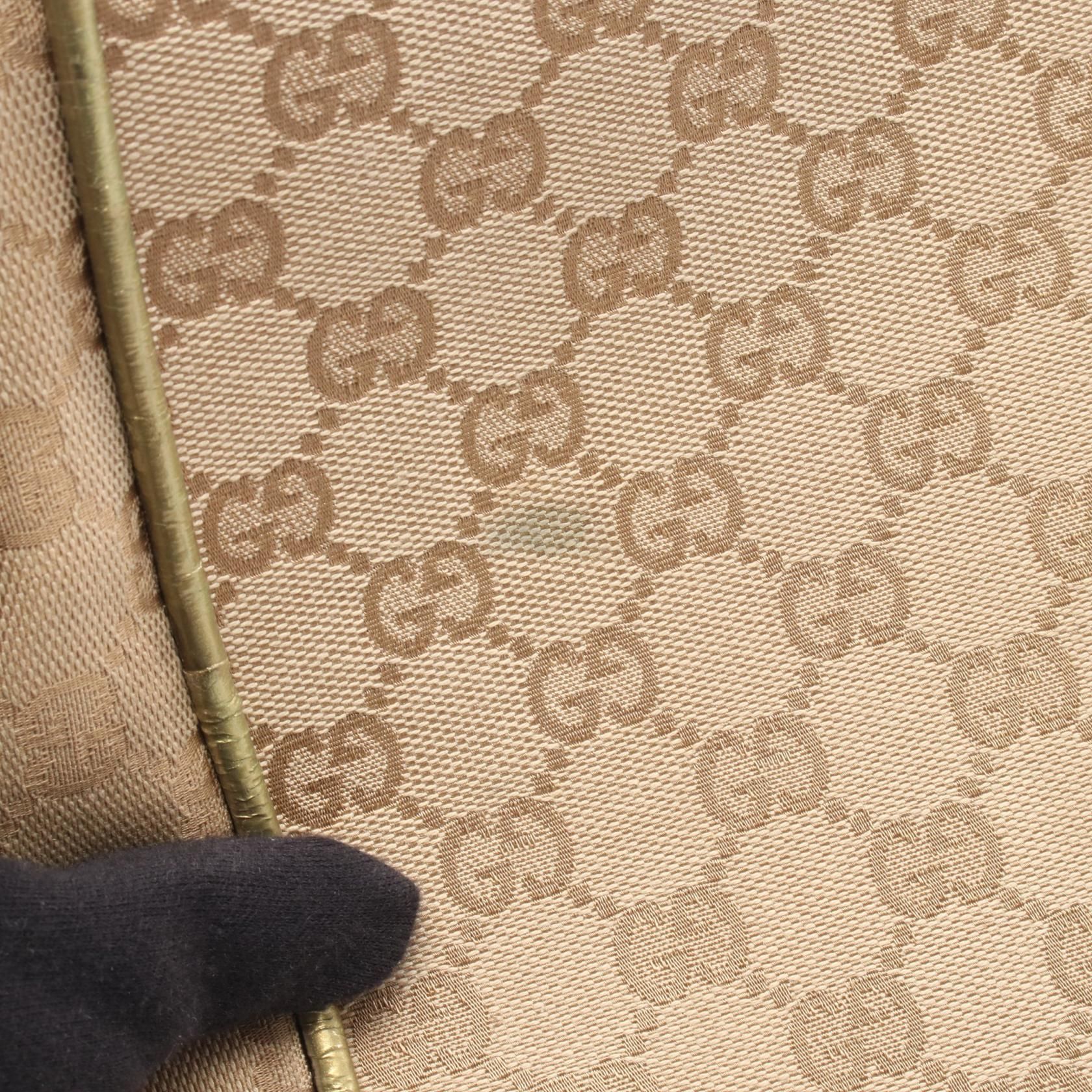 Medium Collapsable Carry On Web Duffle, GG Canvas — view 14
