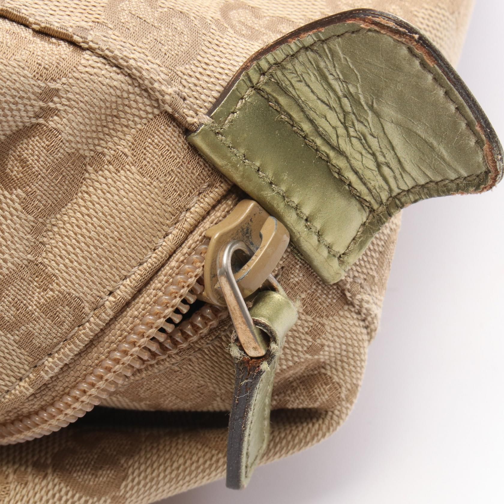 Medium Collapsable Carry On Web Duffle, GG Canvas — view 10
