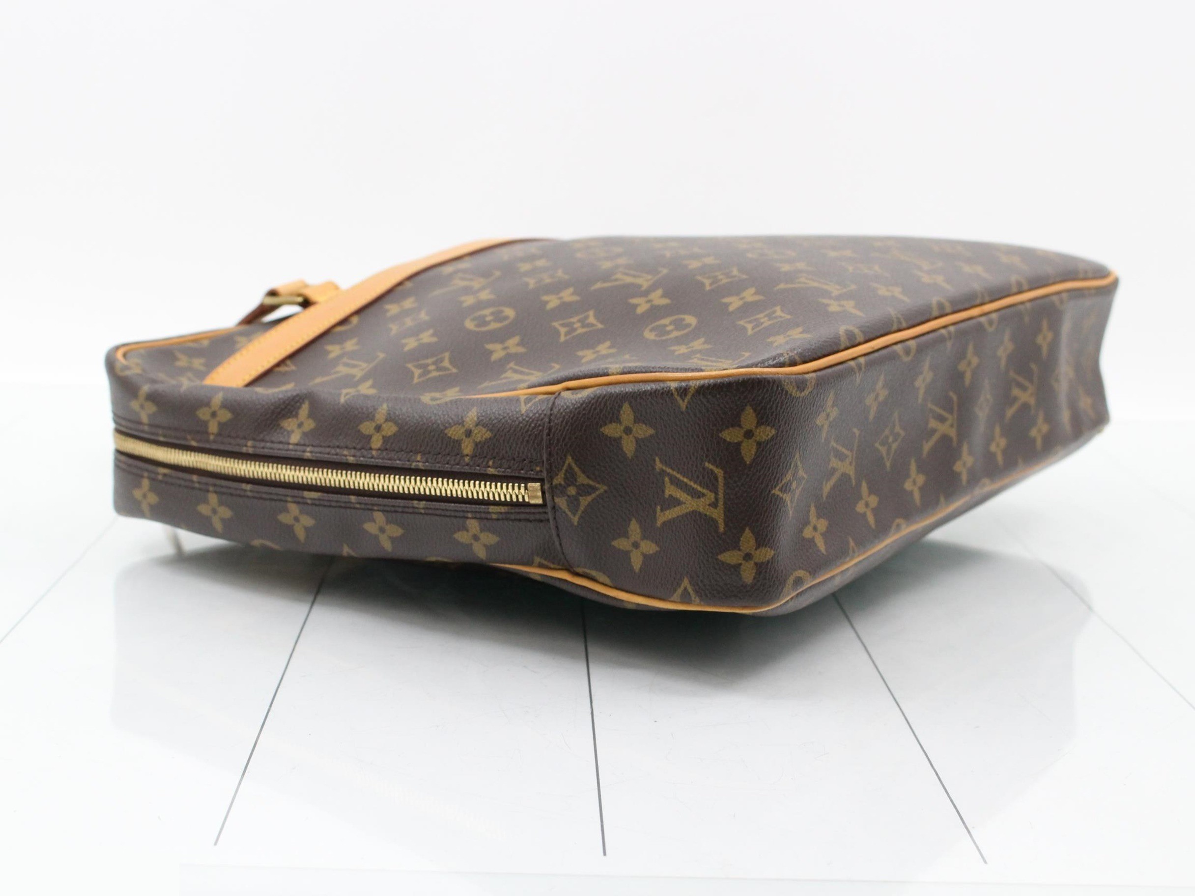 M53343 Monogram Porto de Cuman Pegas Business Bag Leather Bra — view 5