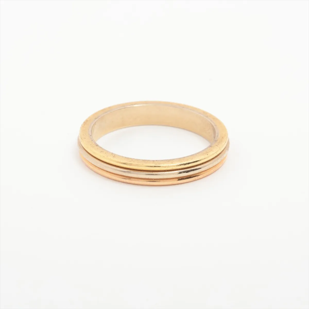 three color ring 750(YG×PG×WG) 3.3g 48 C51511 dent — view 2