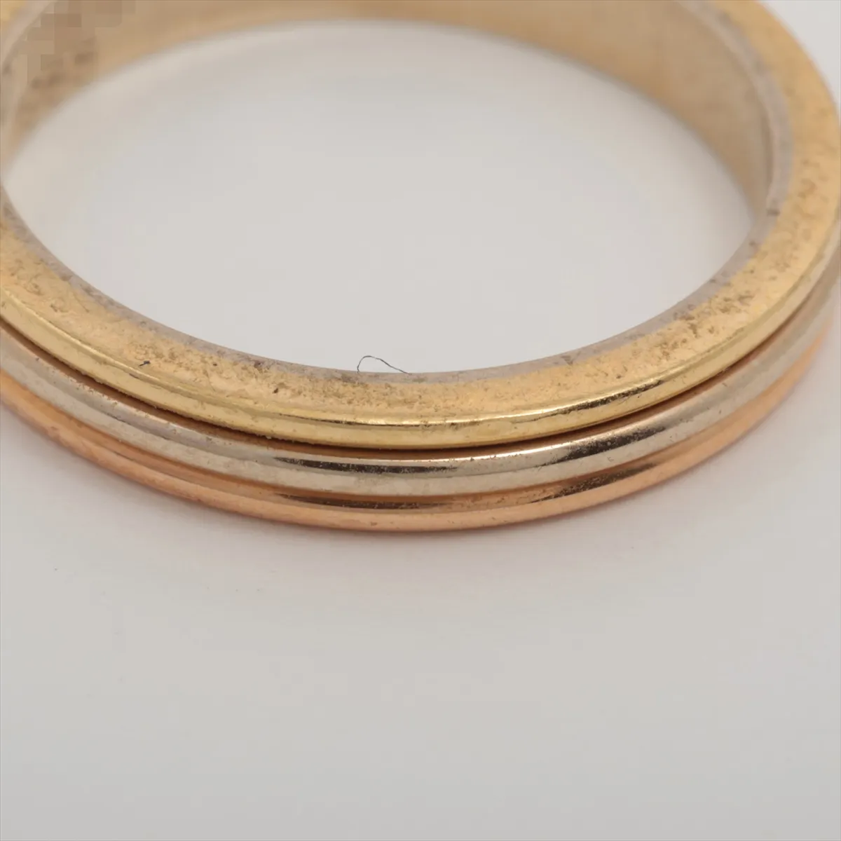 three color ring 750(YG×PG×WG) 3.3g 48 C51511 dent — view 4