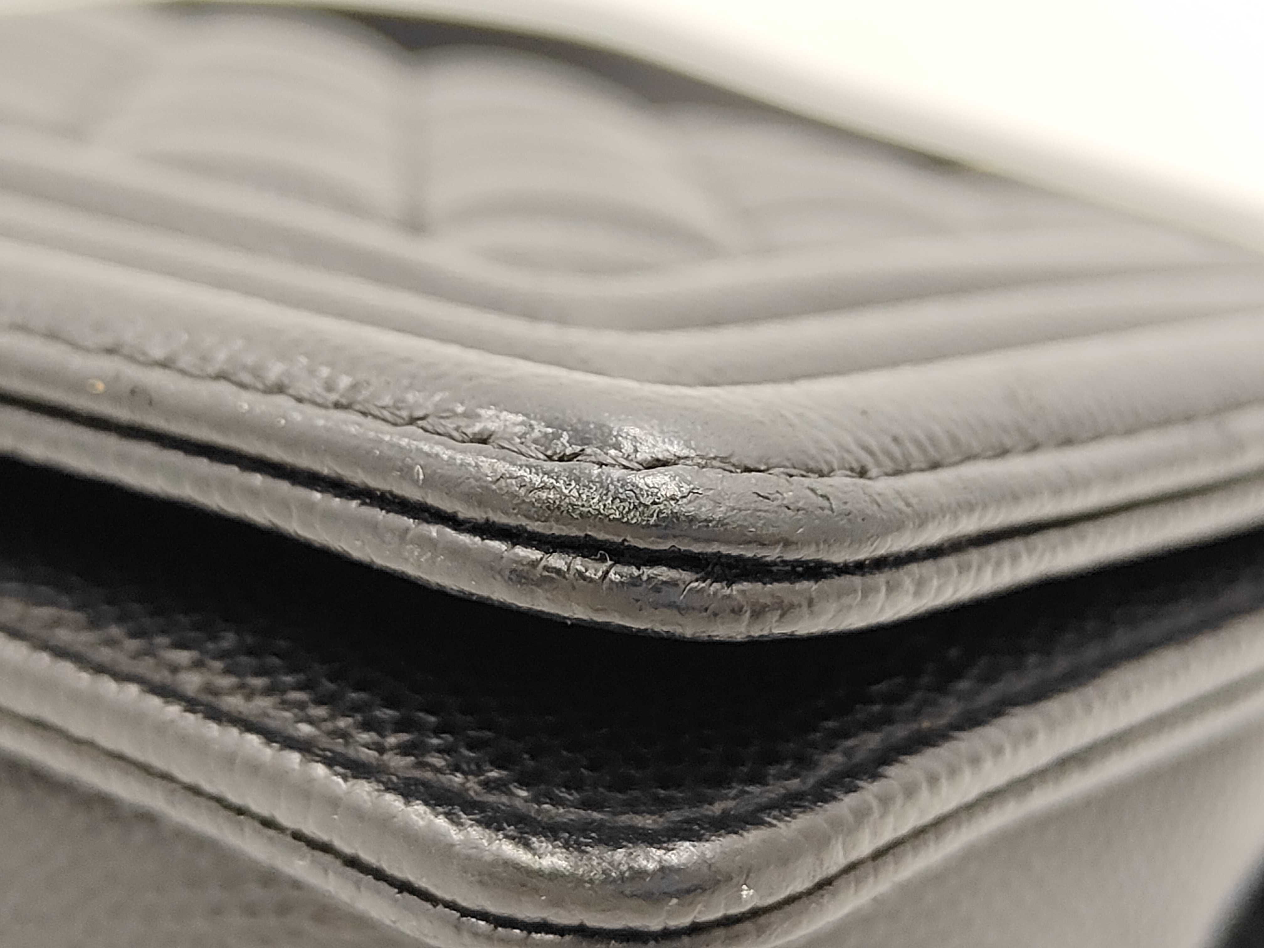 Boy Chanel Caviar Black GP Shoulder Bag — view 9